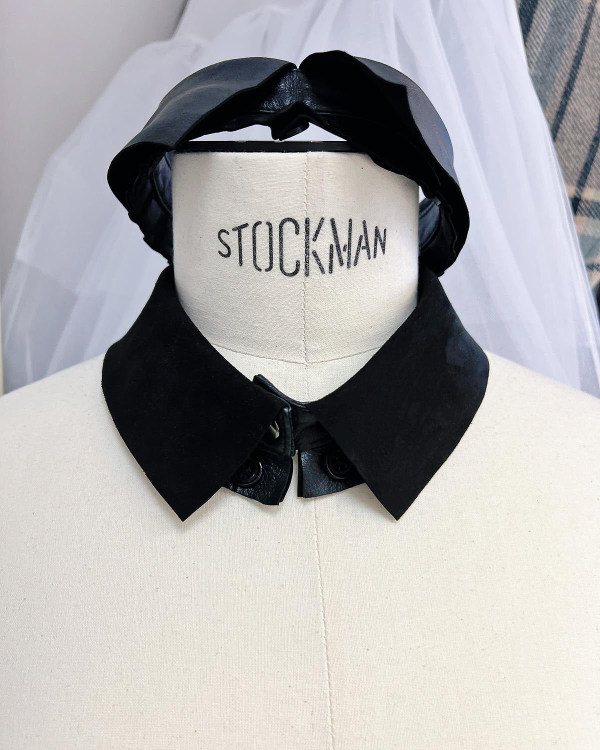 (Pre-order) aalis SAMMIE leather collar (Black)