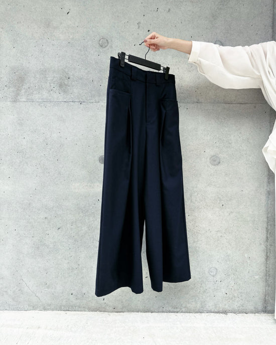 aalis DEMMA suiting straight leg pants (Navy)