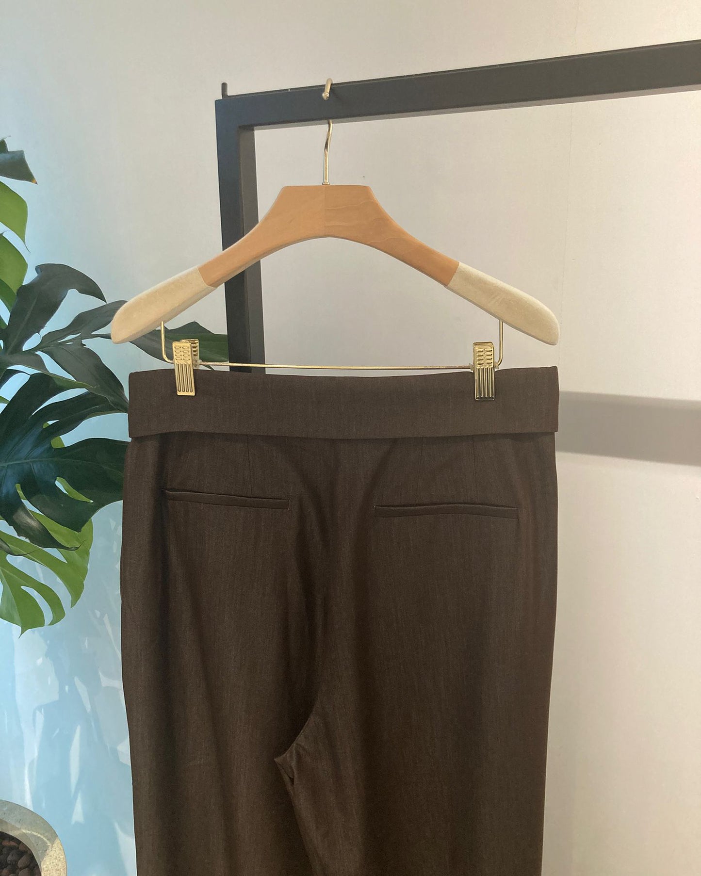 aalis LAIRA SS26 tuxedo belt super comfort pants (Brown)