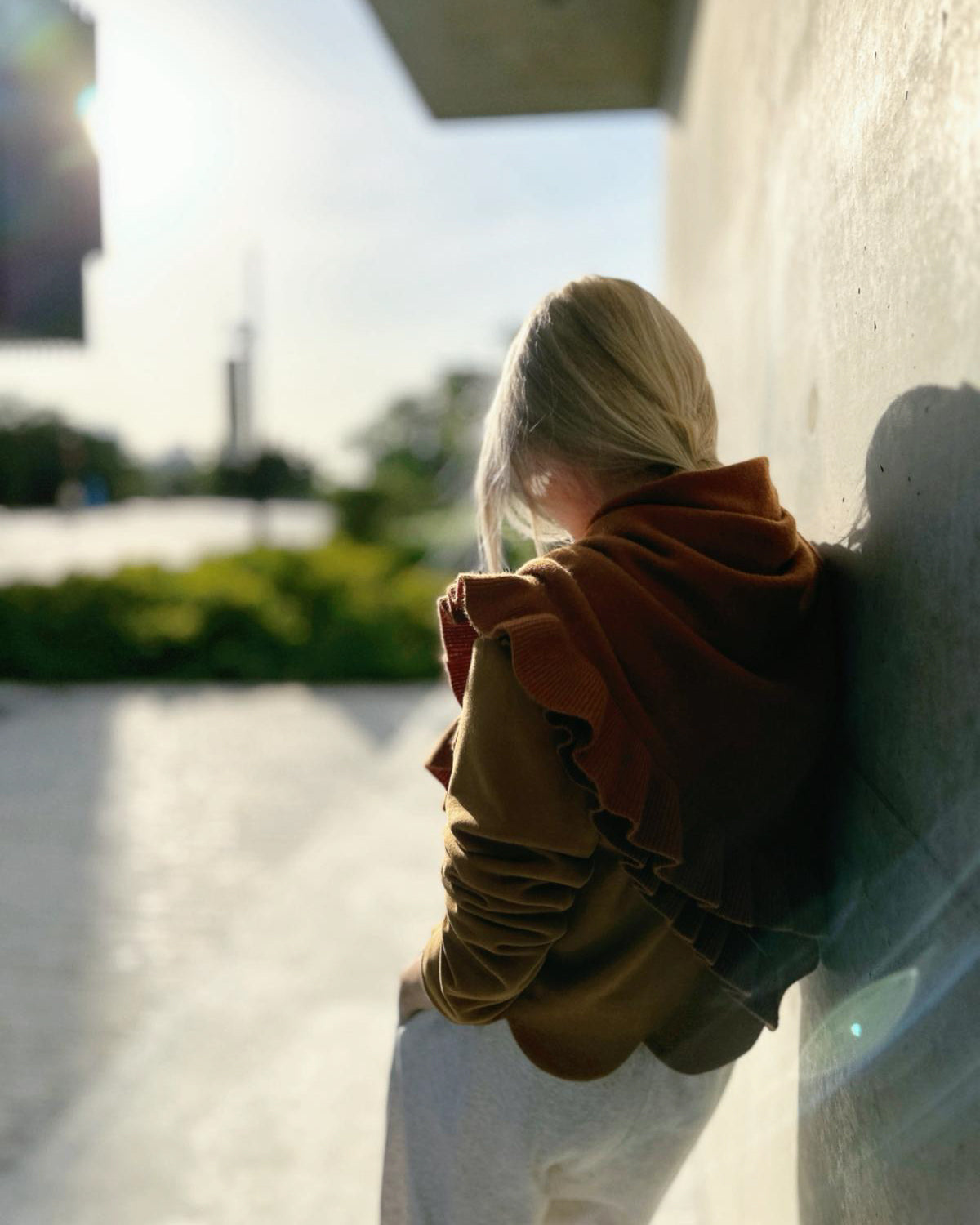 aalis LUCIE FW25 cashmere scarf (Camel)