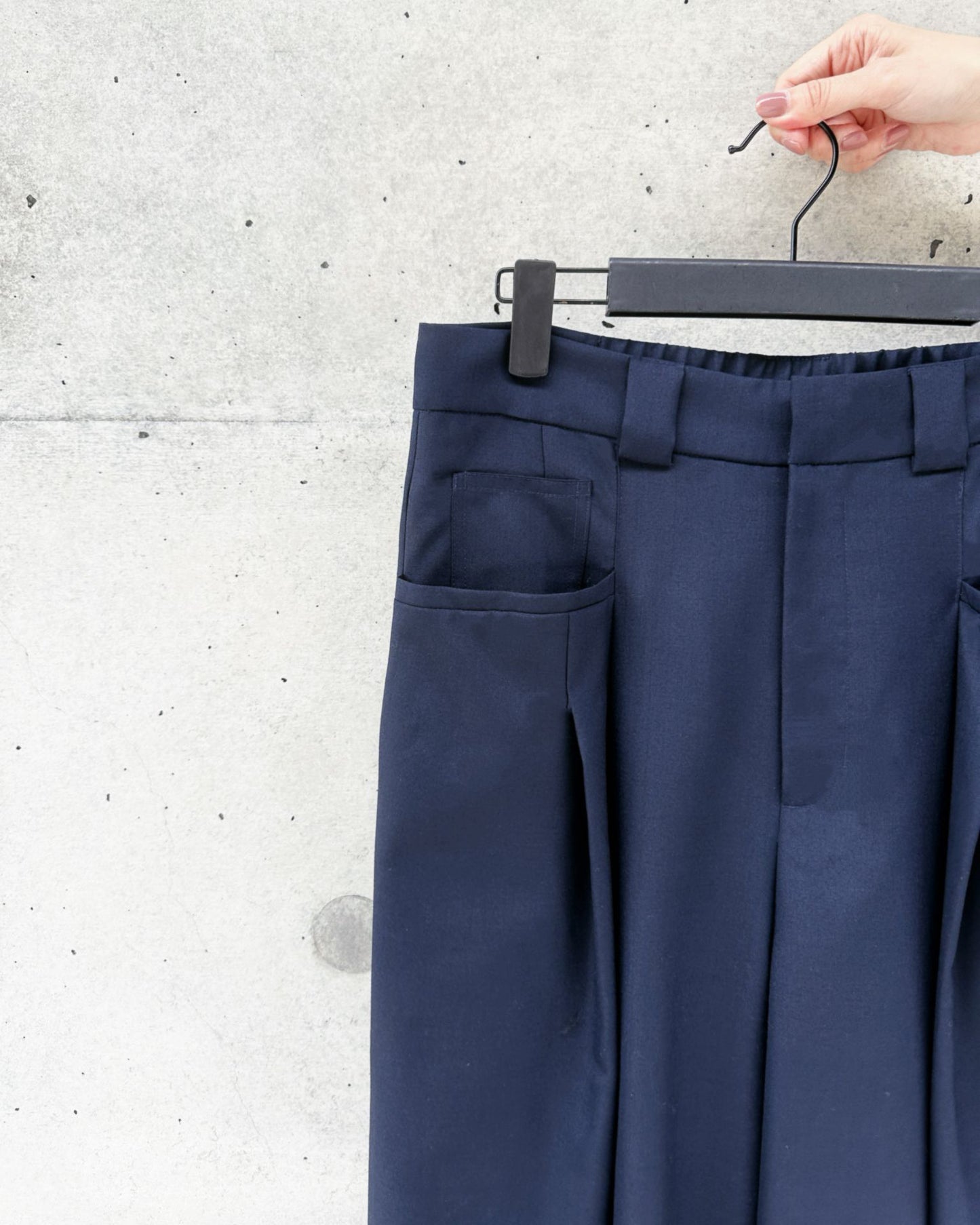 aalis DEMMA suiting straight leg pants (Navy)