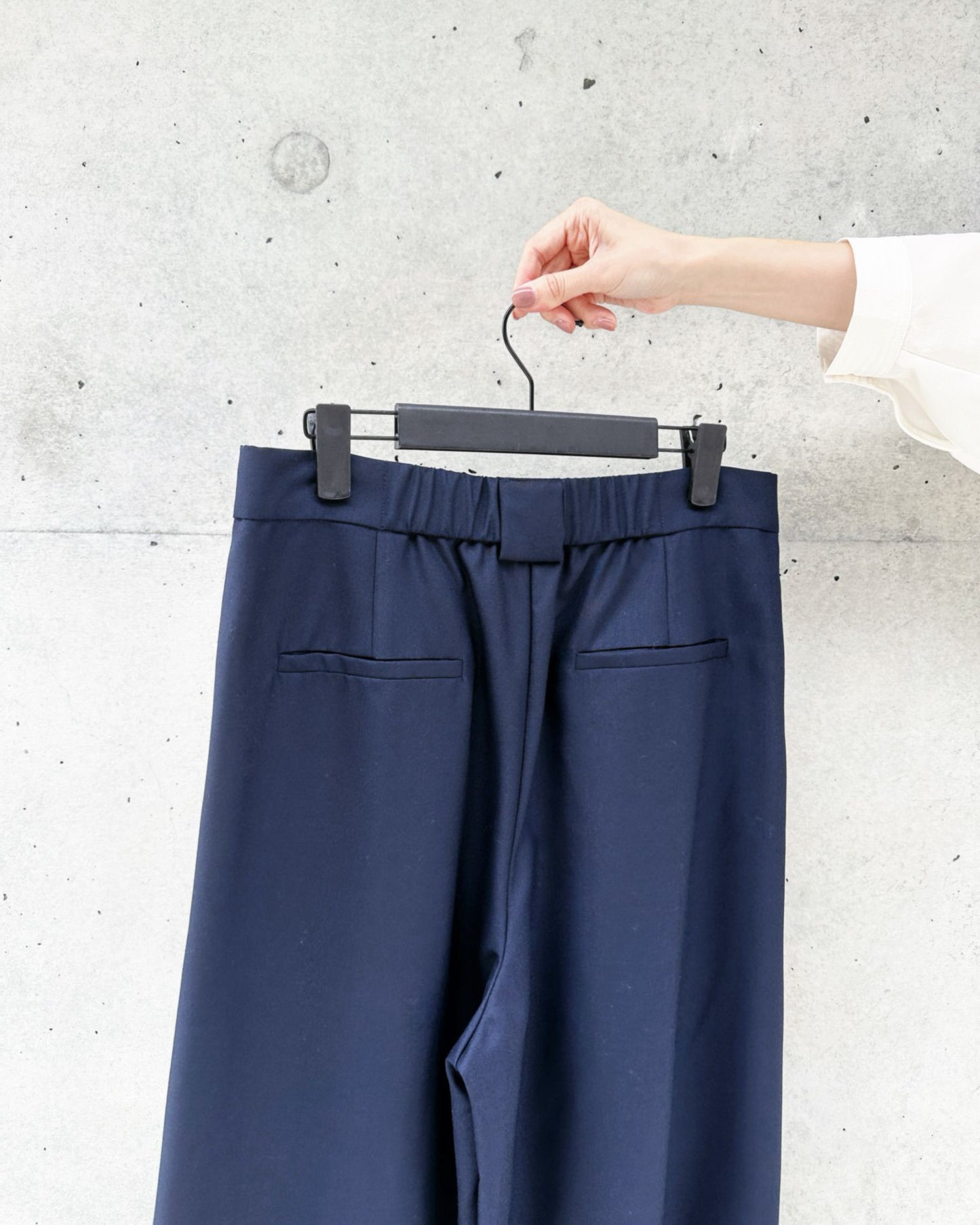 aalis DEMMA suiting straight leg pants (Navy)