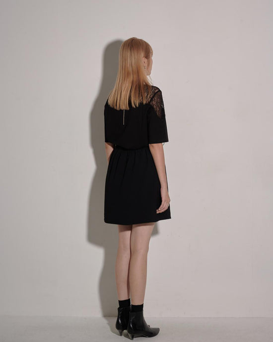 Load image into Gallery viewer, aalis ENSLEY drawstrings paperbag waist skirts (Black)
