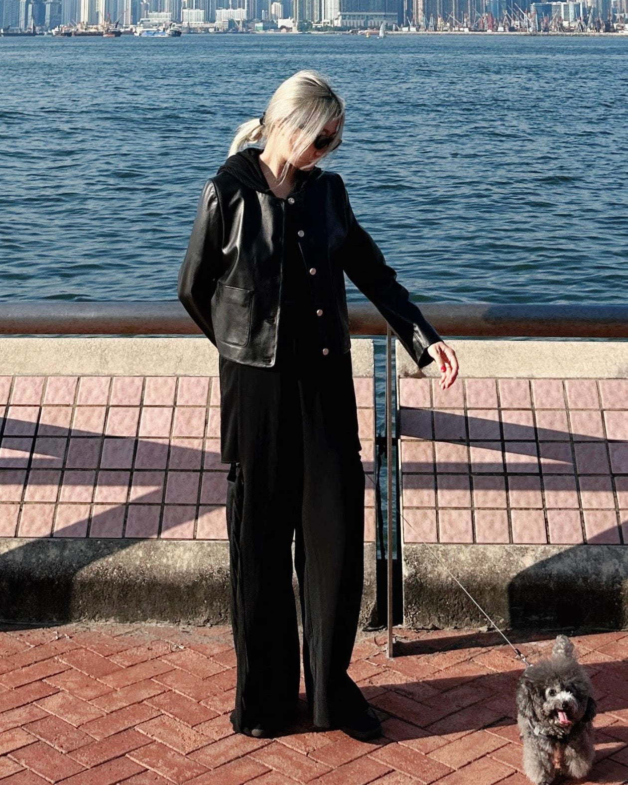 (Pre-order) aalis GISELLE leather jacket (Custom size)