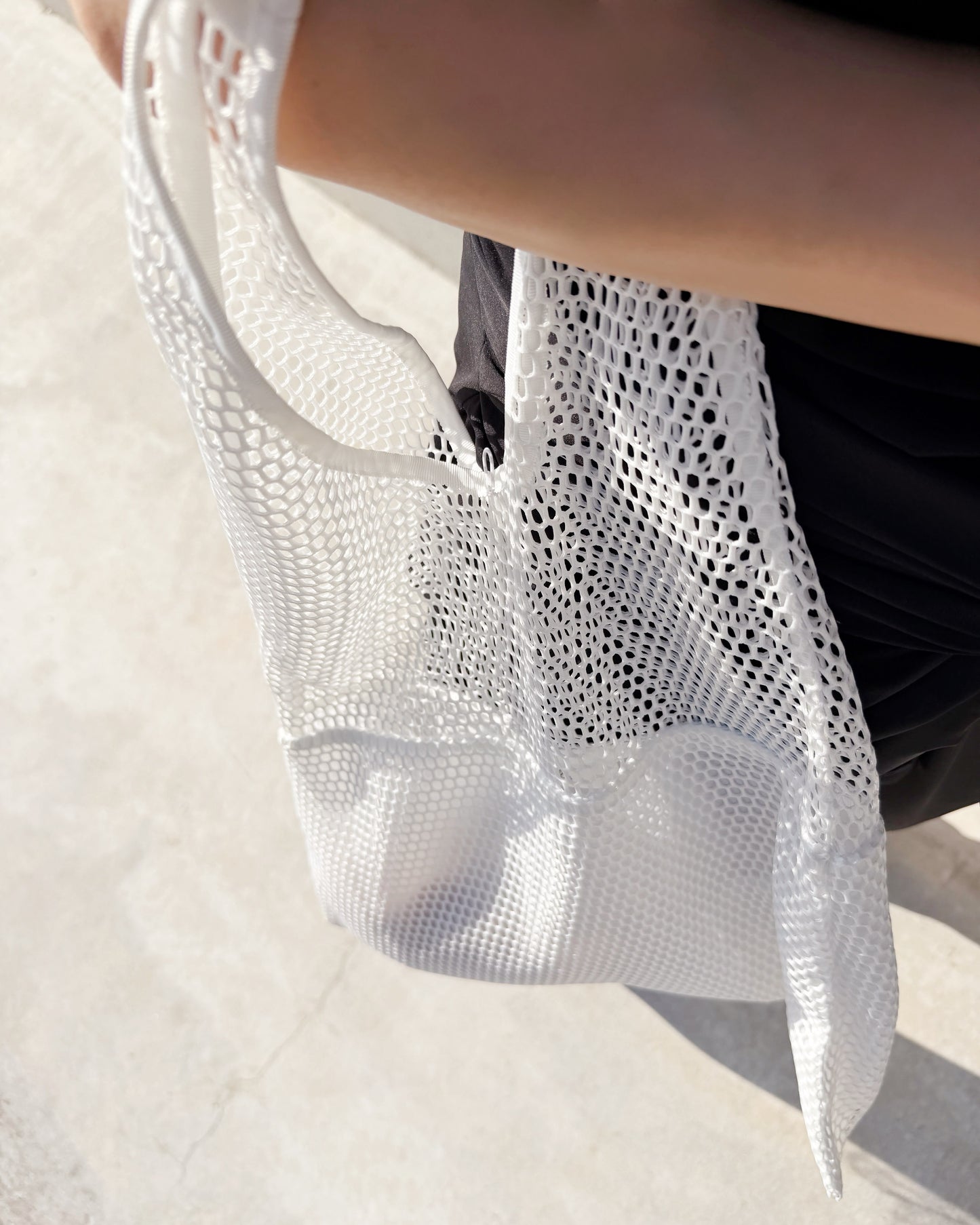 aalis SVAFA triangle netting bag (Ivory)