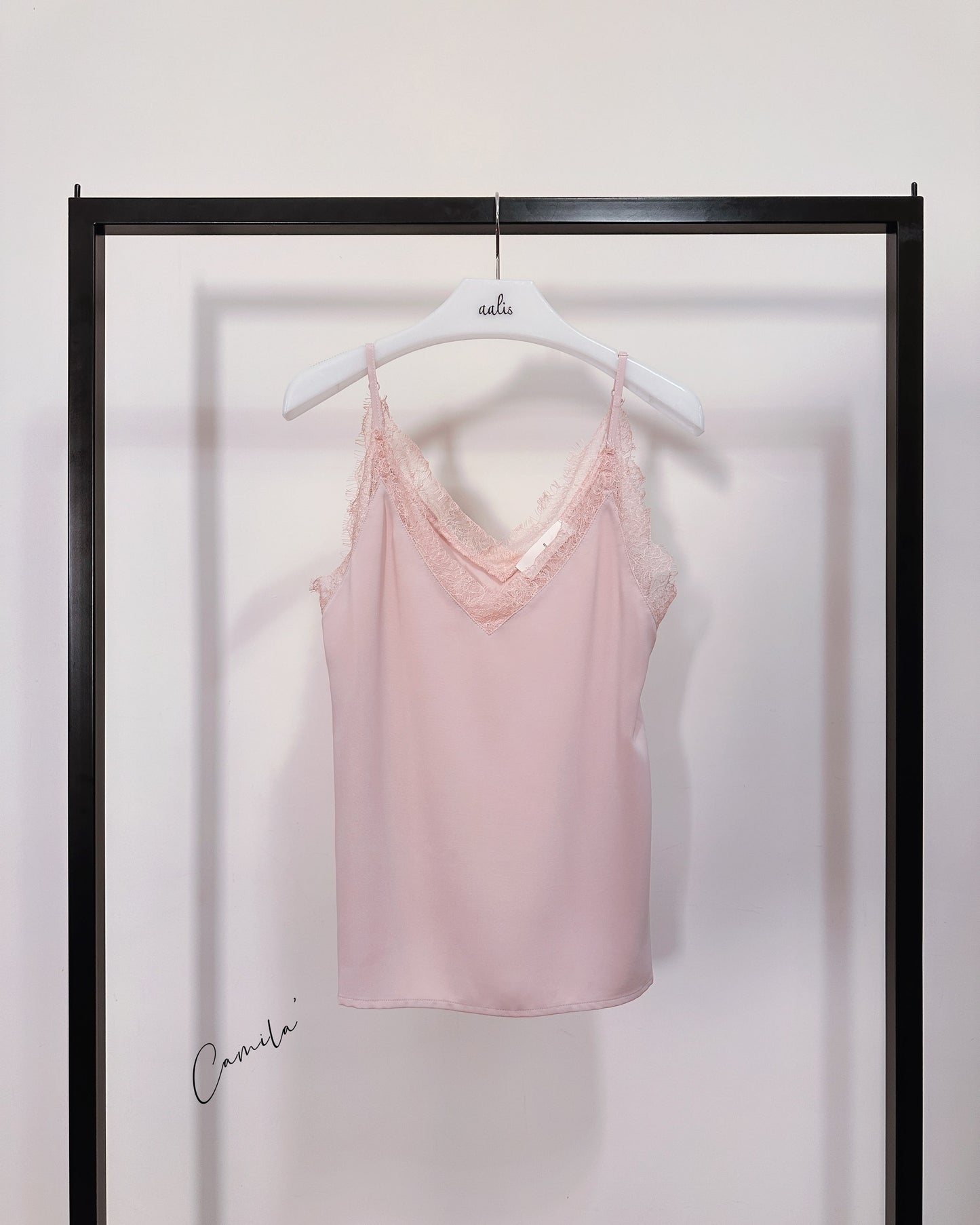 aalis CAMILA SS26 lace camisole (Light Pink)
