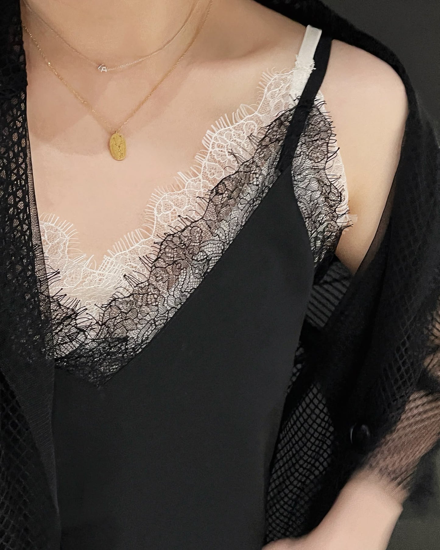 (Pre-order) aalis CAMILA SS26 lace camisole (Black)