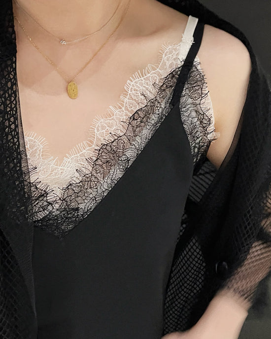 (Pre-order) aalis CAMILA SS26 lace camisole (Black)
