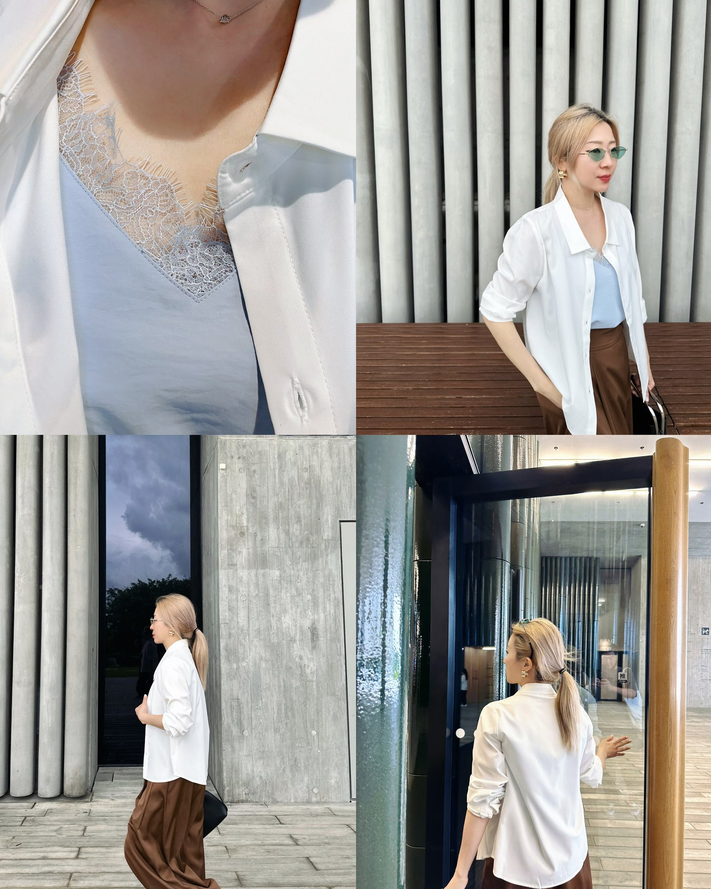 aalis CAMILA SS26 lace camisole (Light Blue)