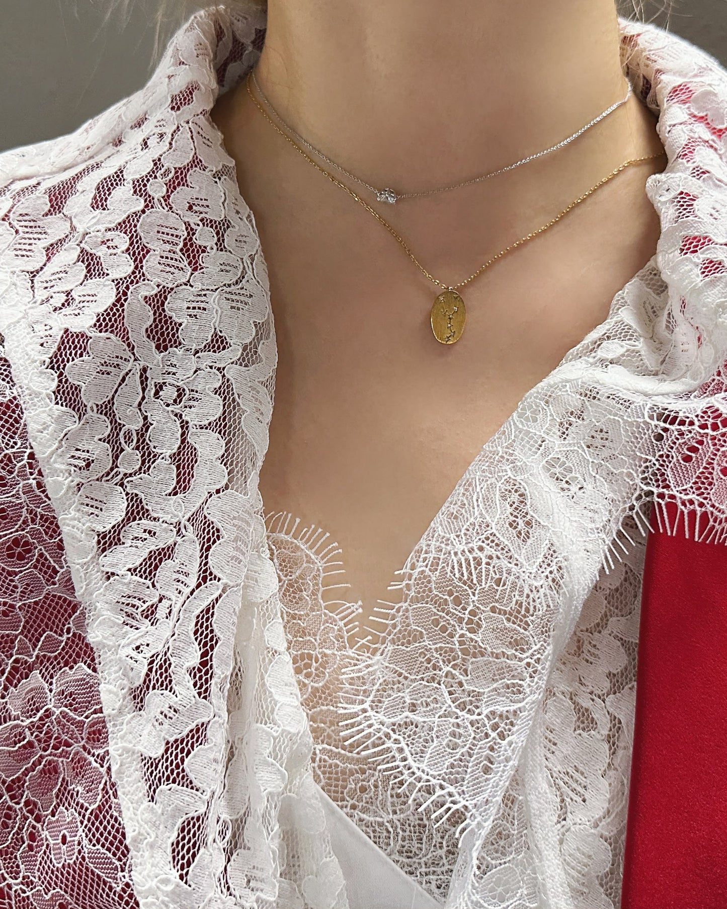 aalis CAMILA 蕾丝吊带背心（白色）