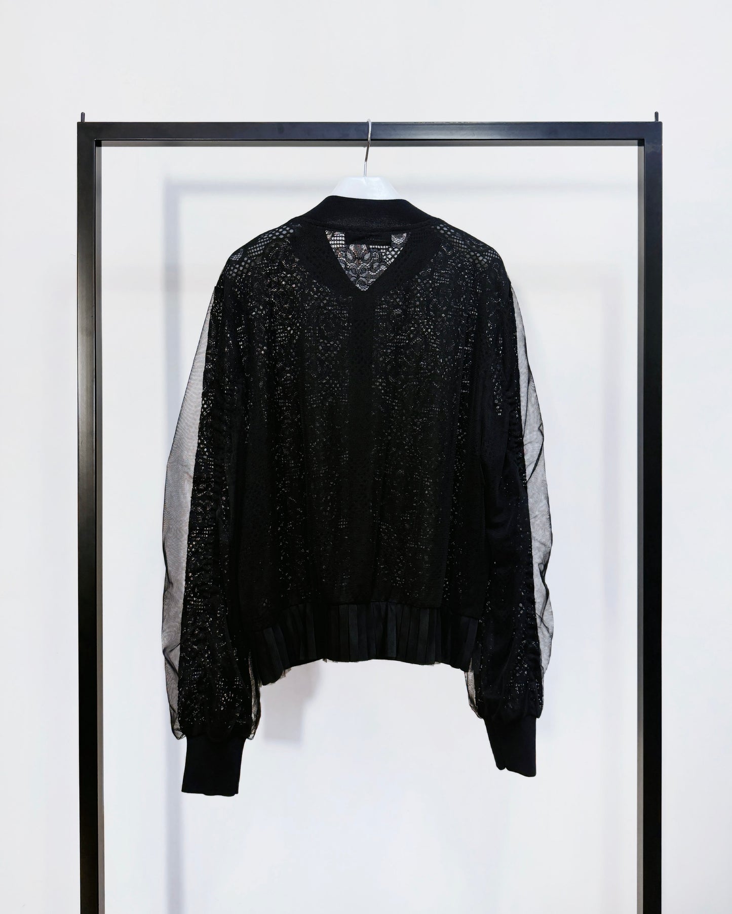 aalis CARICE SS26 lace bomber jacket (Black)
