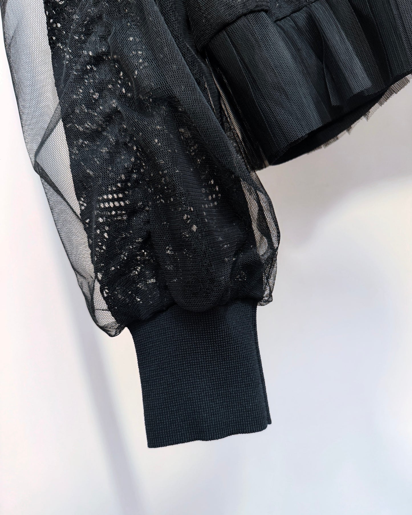 aalis CARICE SS26 lace bomber jacket (Black)