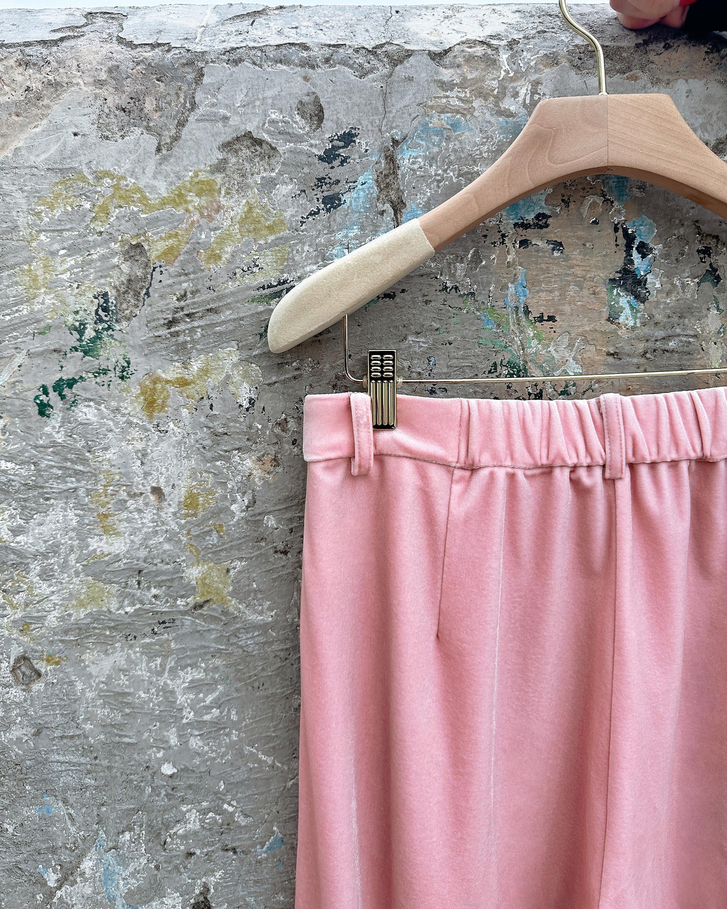 aalis SEBBIE VELVET pants (Lt Pink)