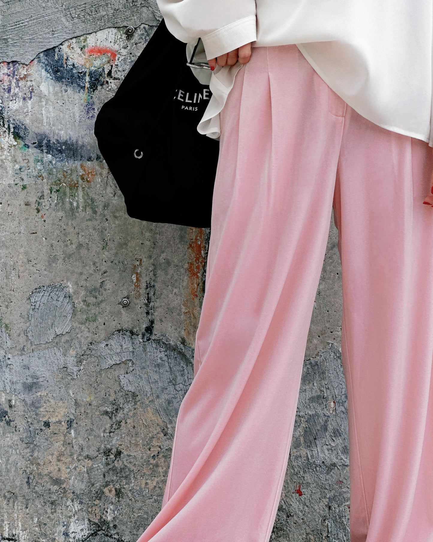 aalis SEBBIE VELVET pants (Lt Pink)