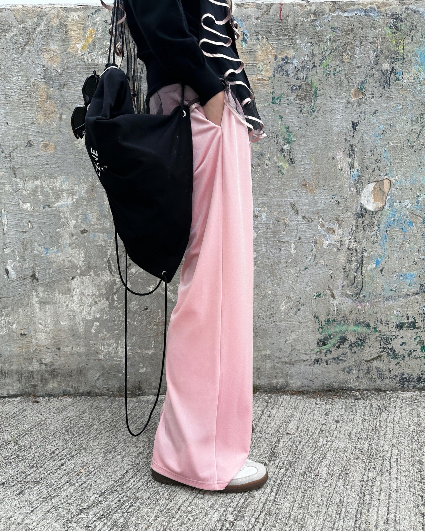 aalis SEBBIE VELVET pants (Lt Pink)