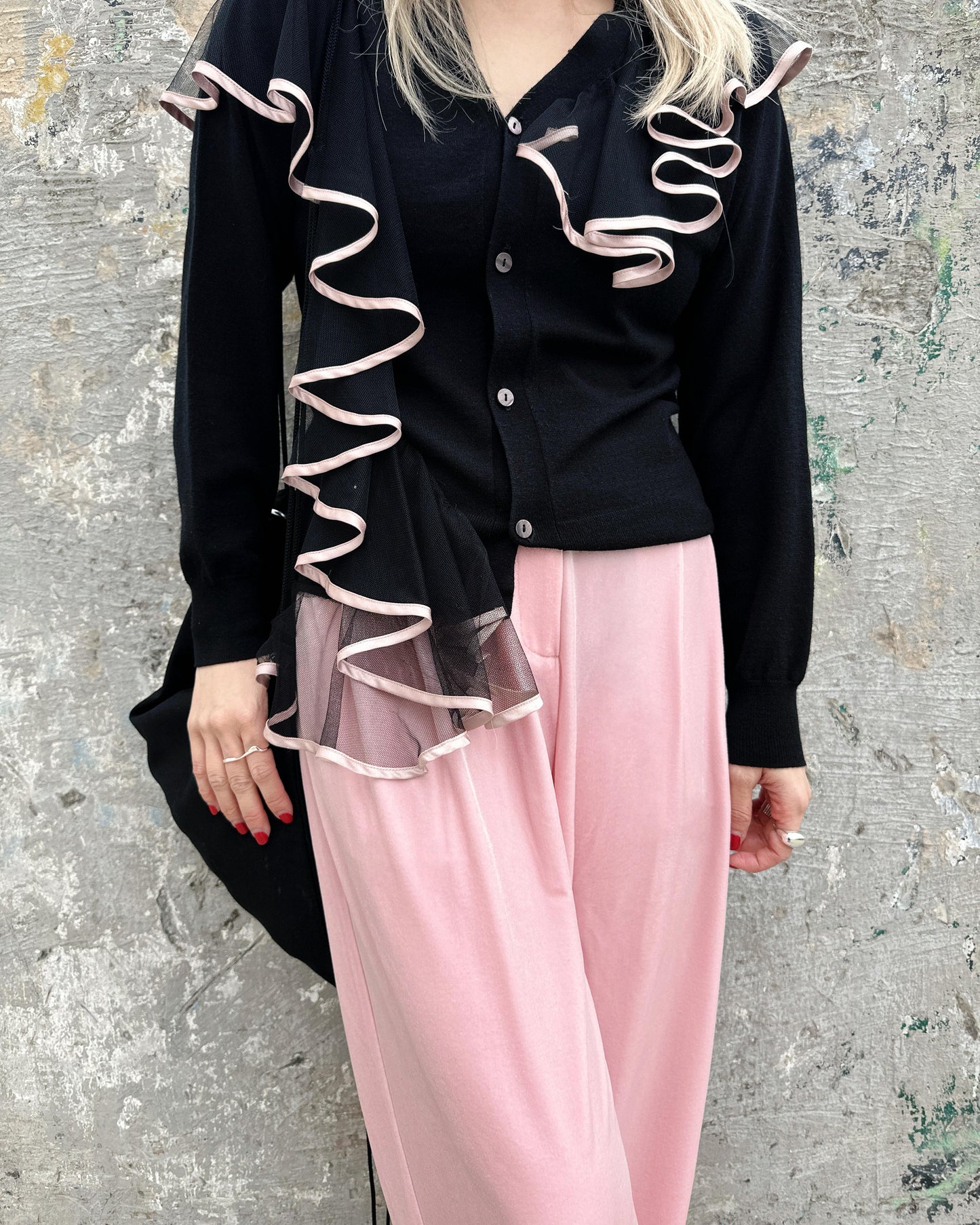 aalis SEBBIE VELVET pants (Lt Pink)