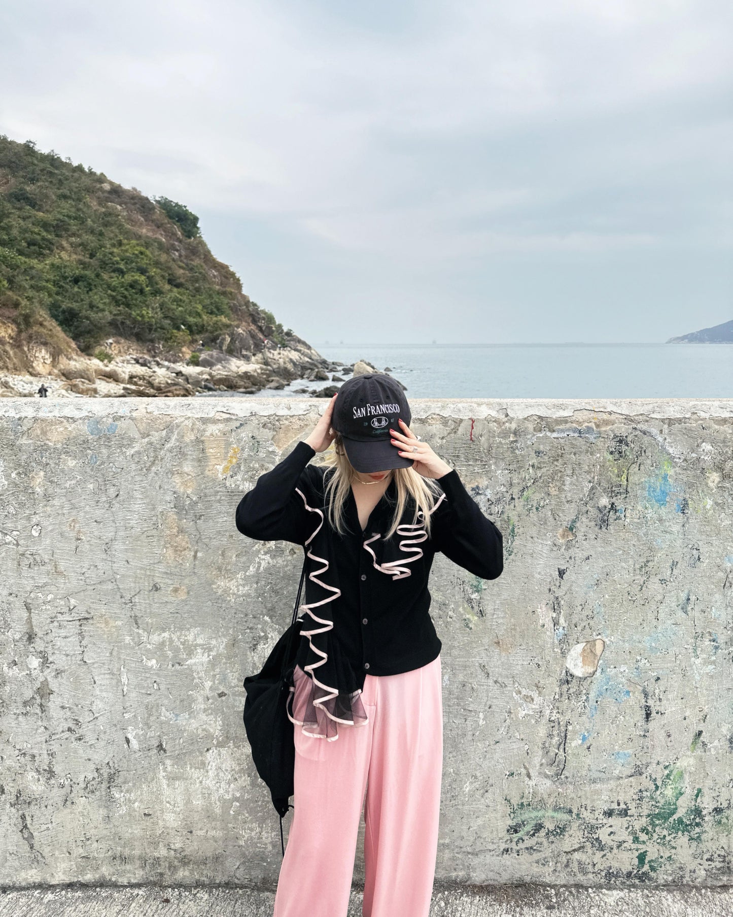 aalis SEBBIE VELVET pants (Lt Pink)