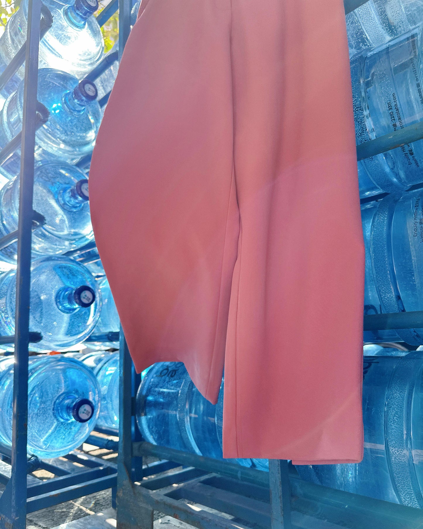 aalis GLORI SS26 back vent full length pants (Pink)