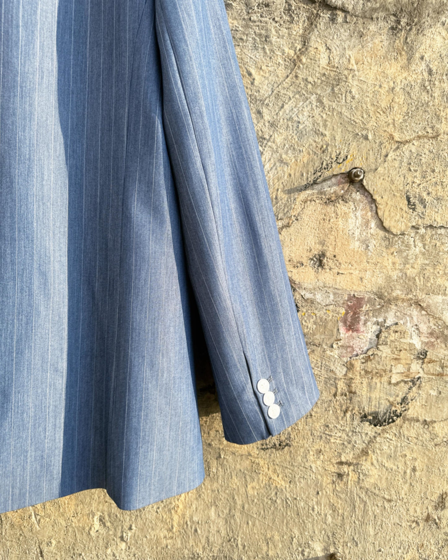 aalis MONI STRIPE SS26 blazer (Blue Denim)