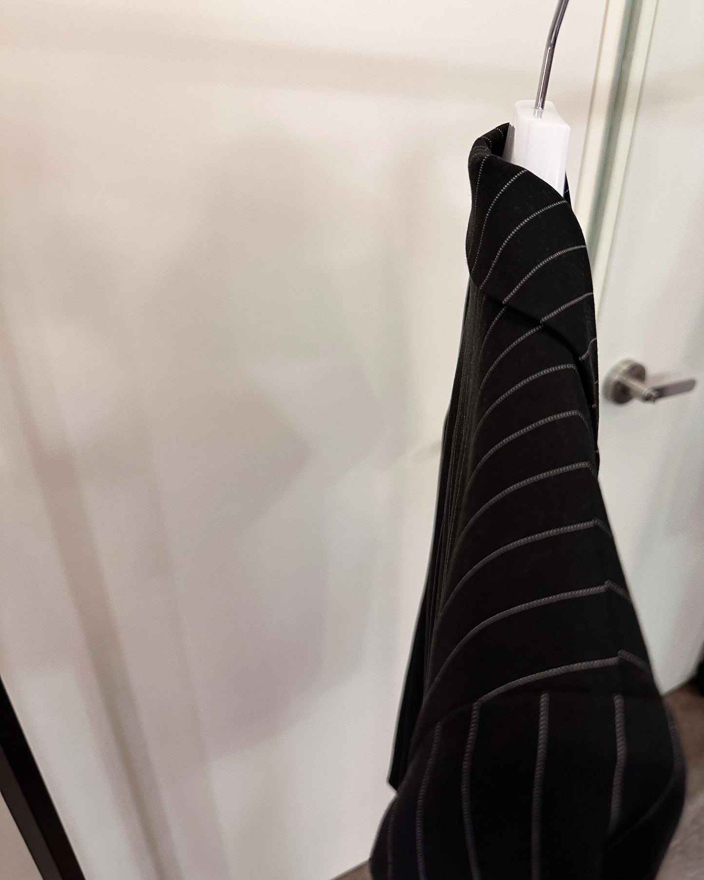 aalis MONI STRIPE short sleeves blazer (Black Mix)