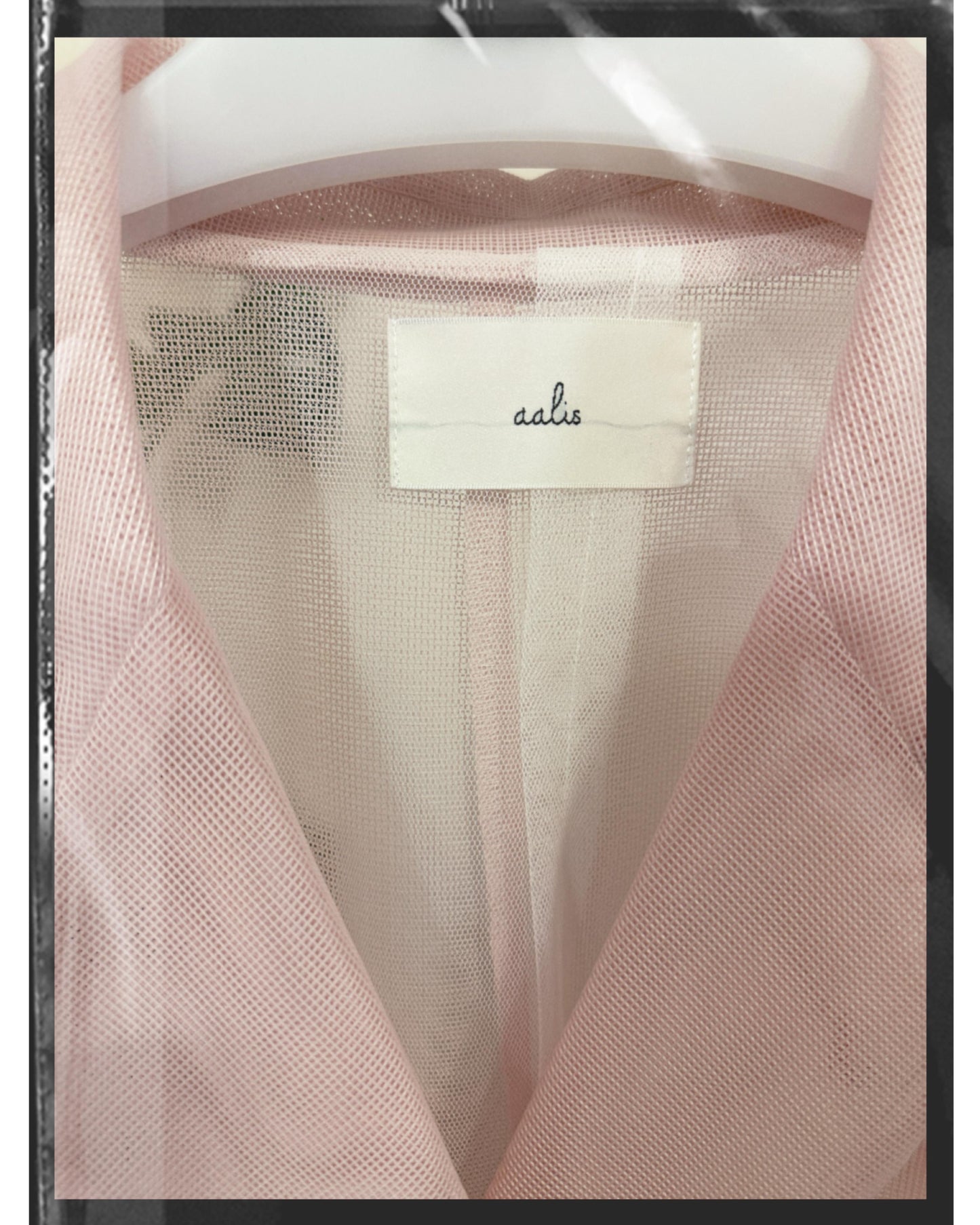 aalis MONI NET SS26 blazer (Lt Pink)