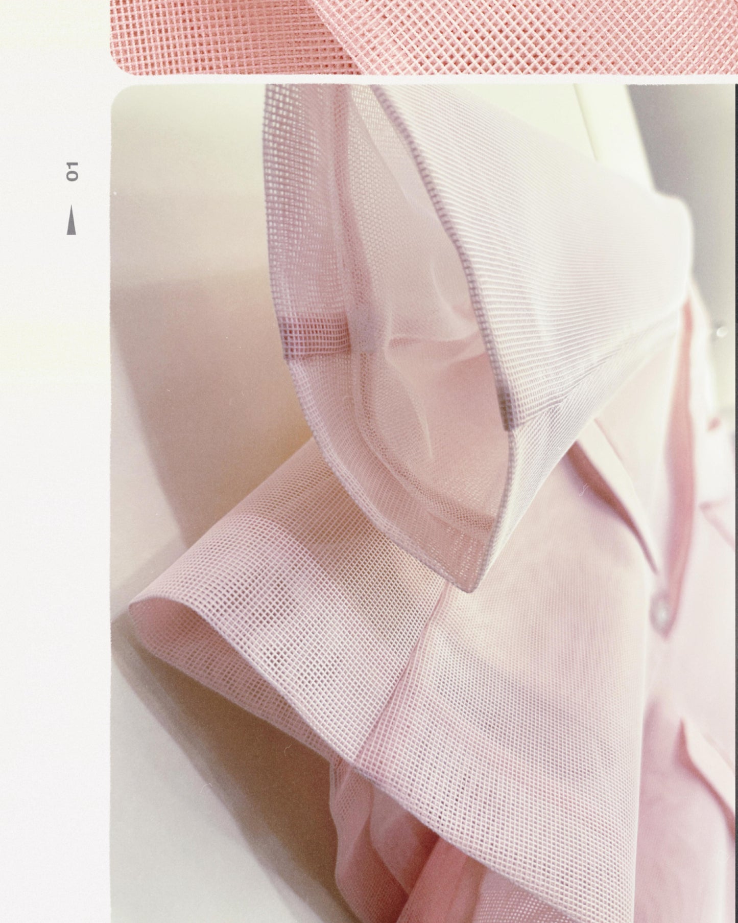 aalis MONI NET SS26 blazer (Lt Pink)