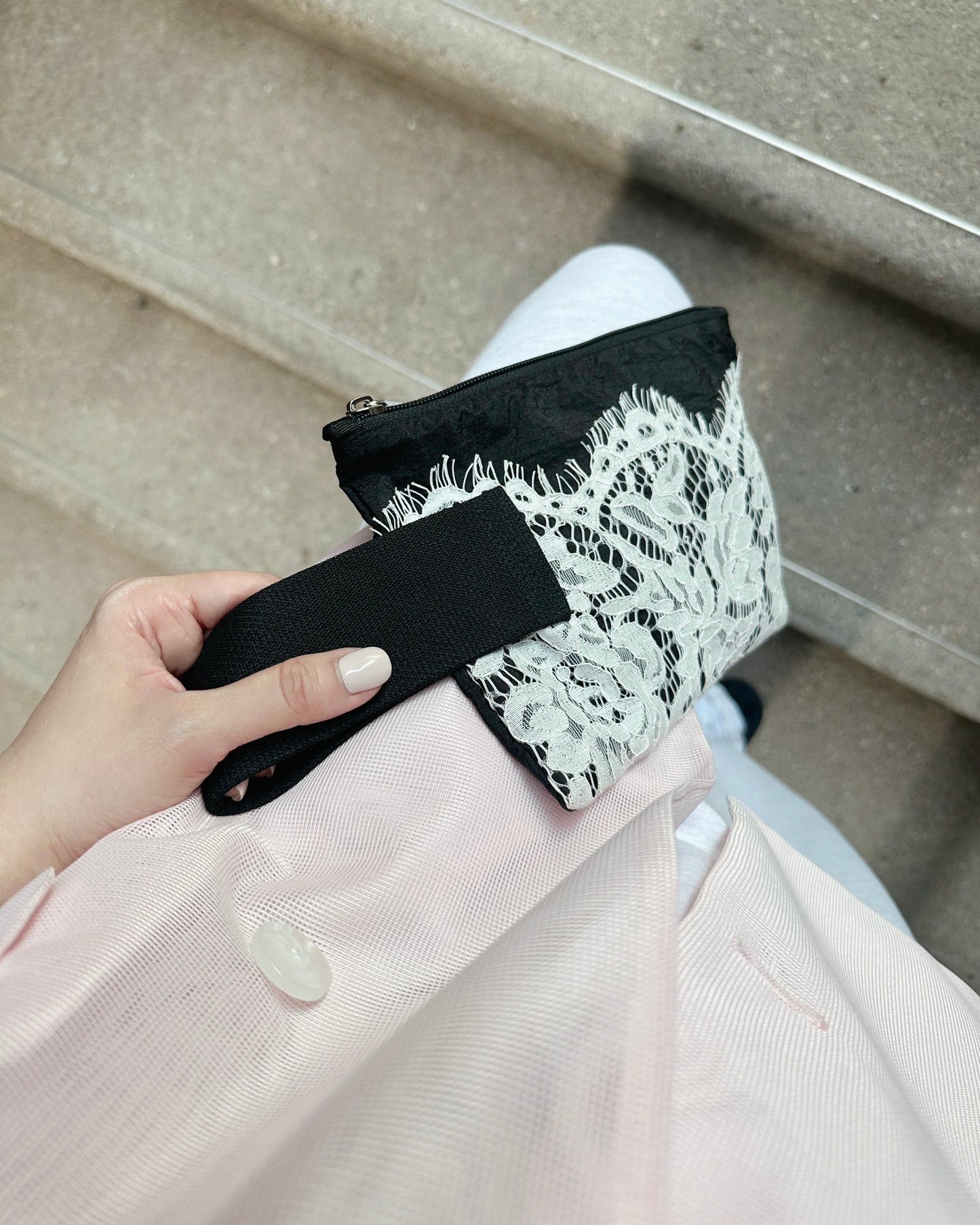 aalis MONI NET SS26 blazer (Lt Pink)