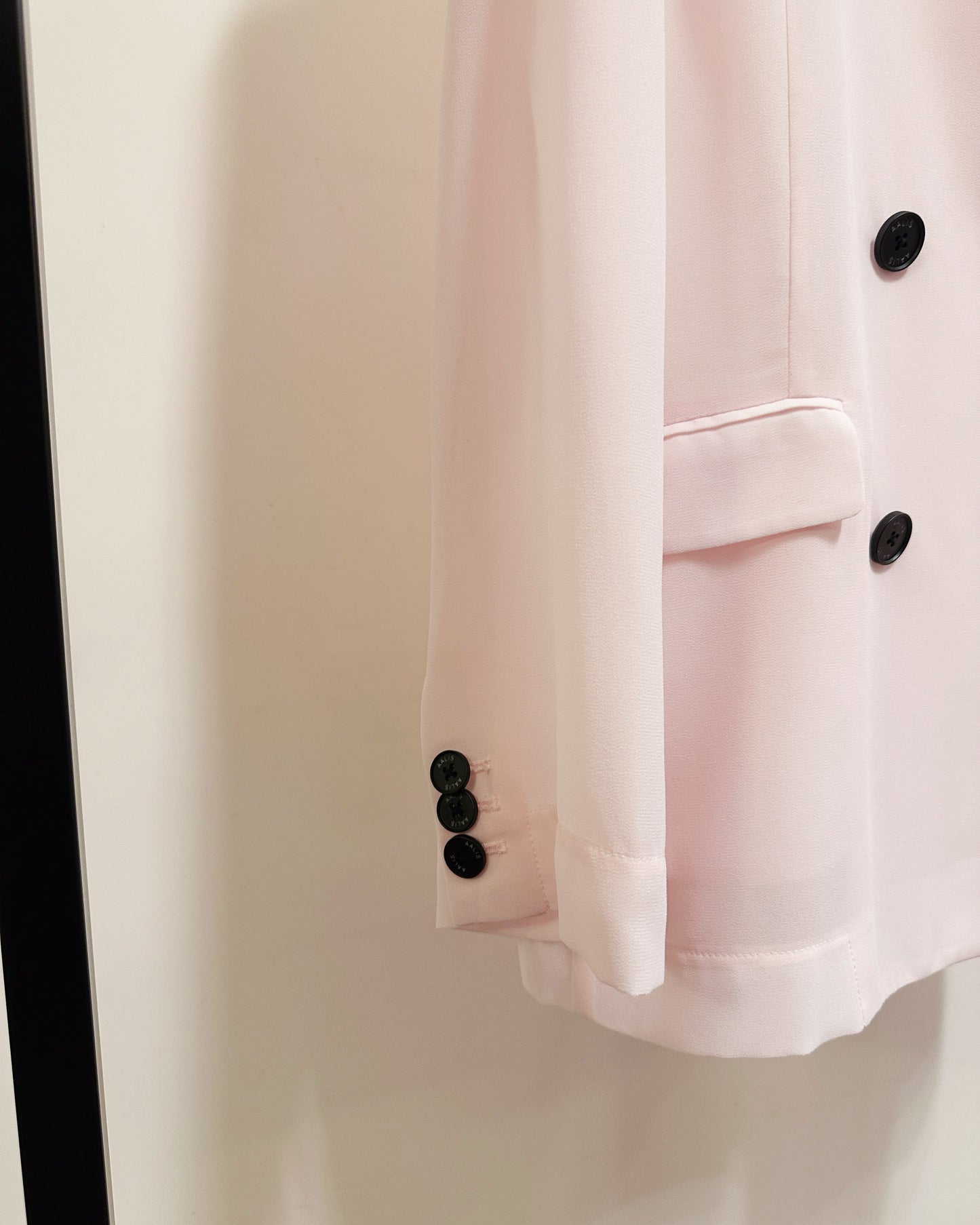 aalis MONI SS26 chiffon blazer (Light Pink)