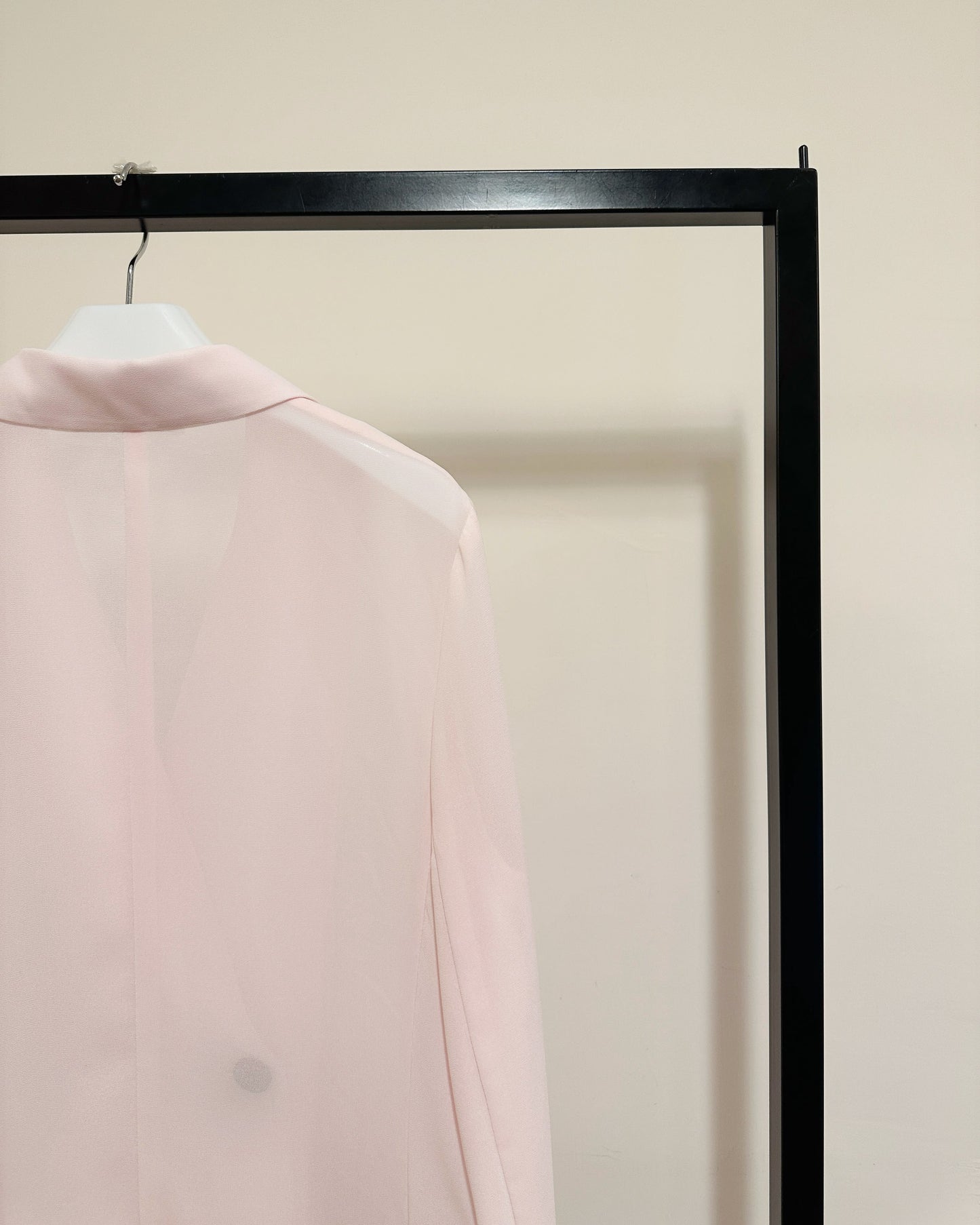 aalis MONI SS26 chiffon blazer (Light Pink)