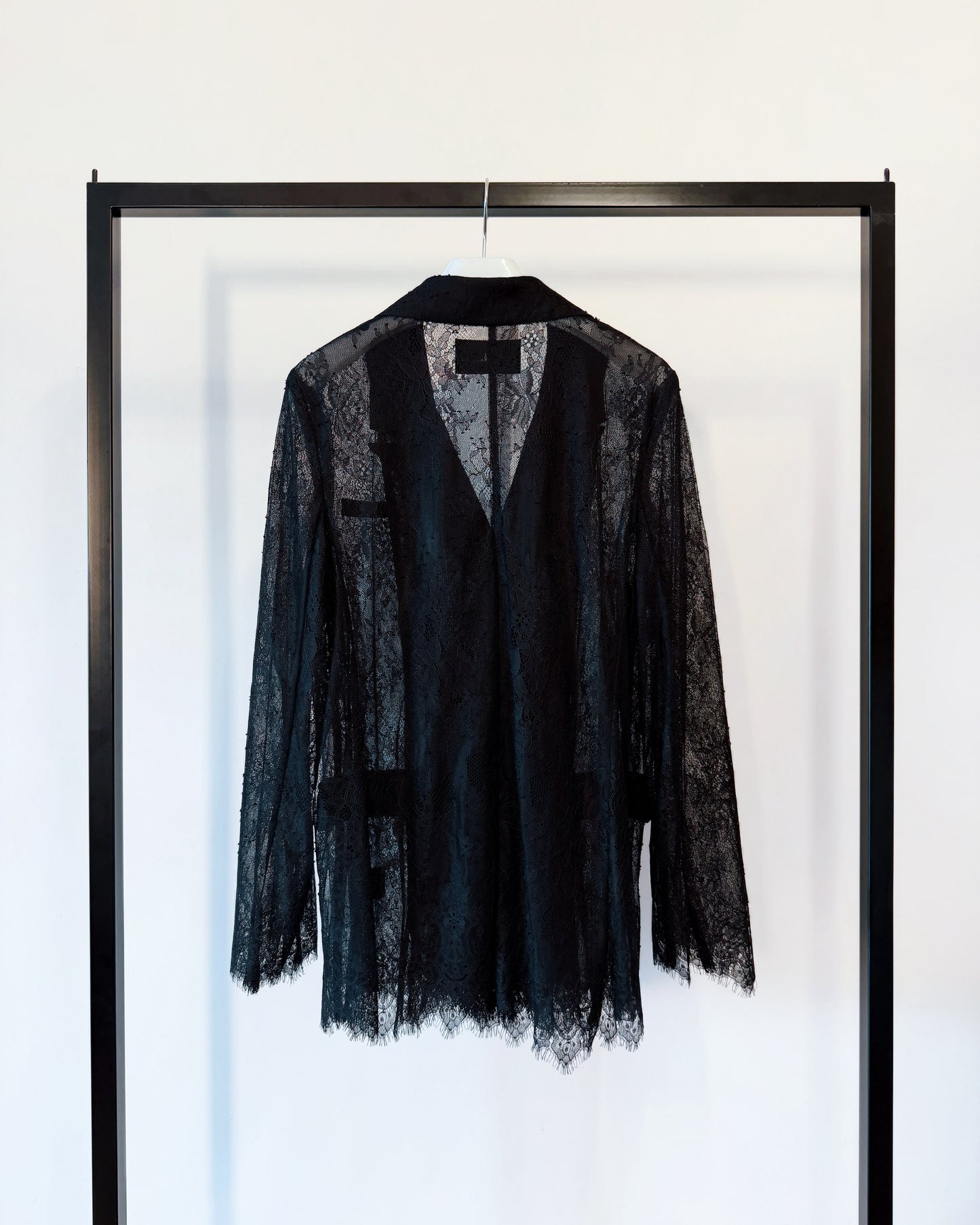 aalis MONI LACE FW26 lace blazer (Black Lace)
