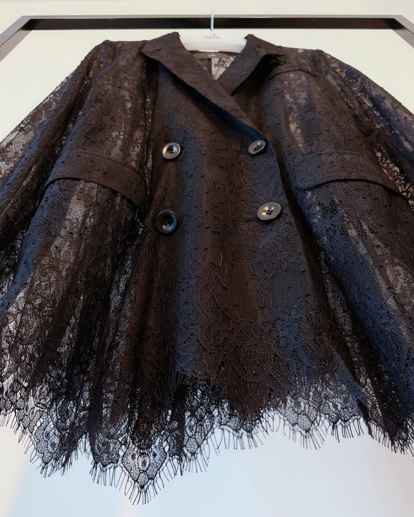 aalis MONI LACE FW26 lace blazer (Black Lace)