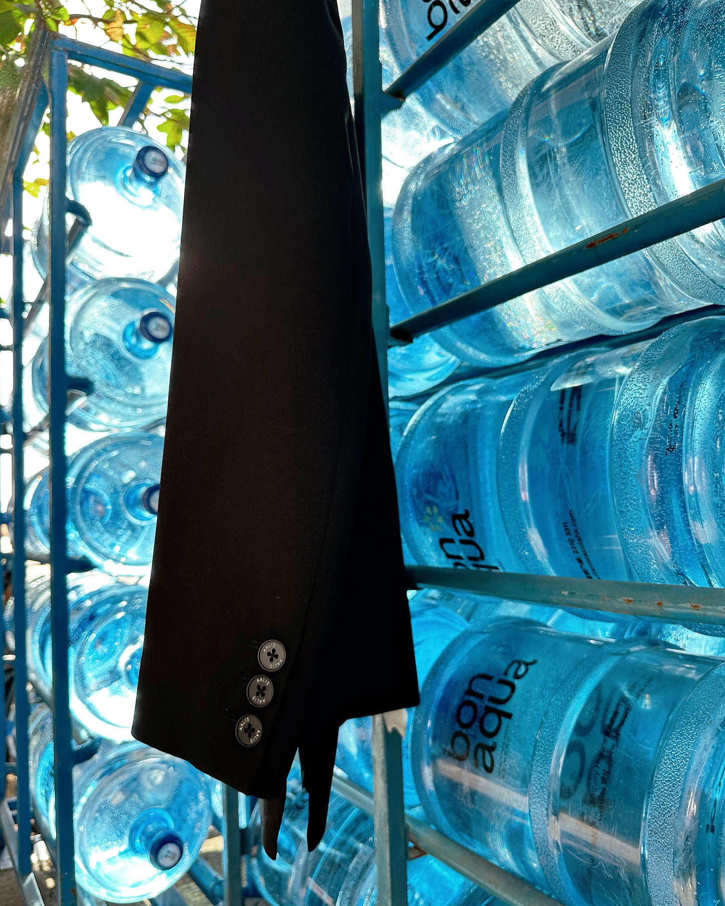 aalis MEE SS26 both side slit suiting blazer (Black)