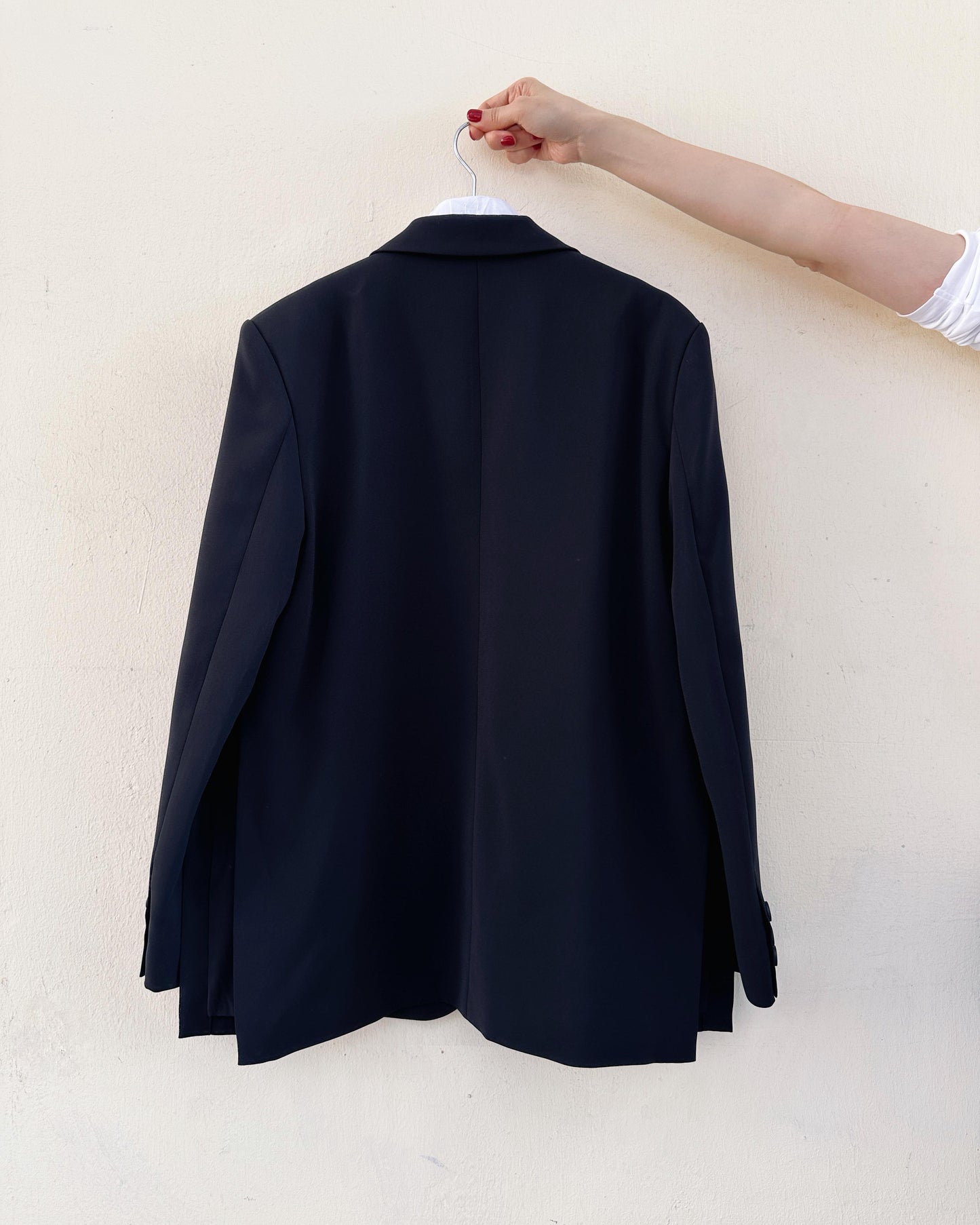 aalis MEE SS26 both side slit suiting blazer (Black)