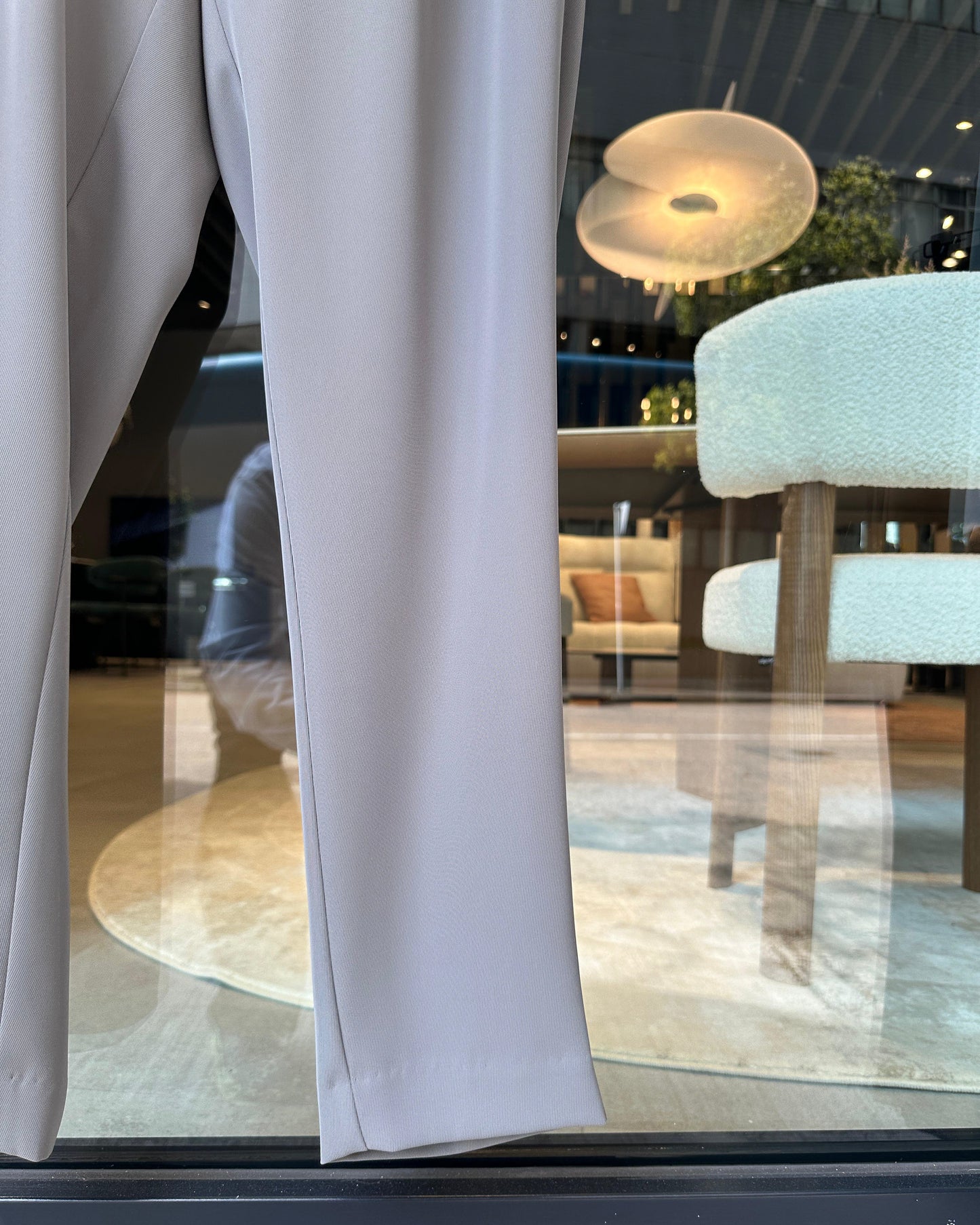 aalis PRISCA SS26 slim fit pants (Grey)