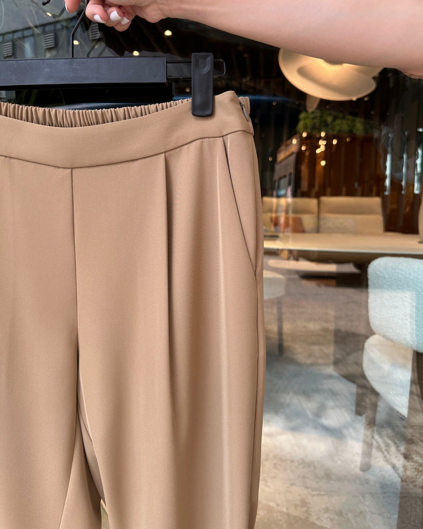 aalis PRISCA SS26 slim fit pants (Khaki)