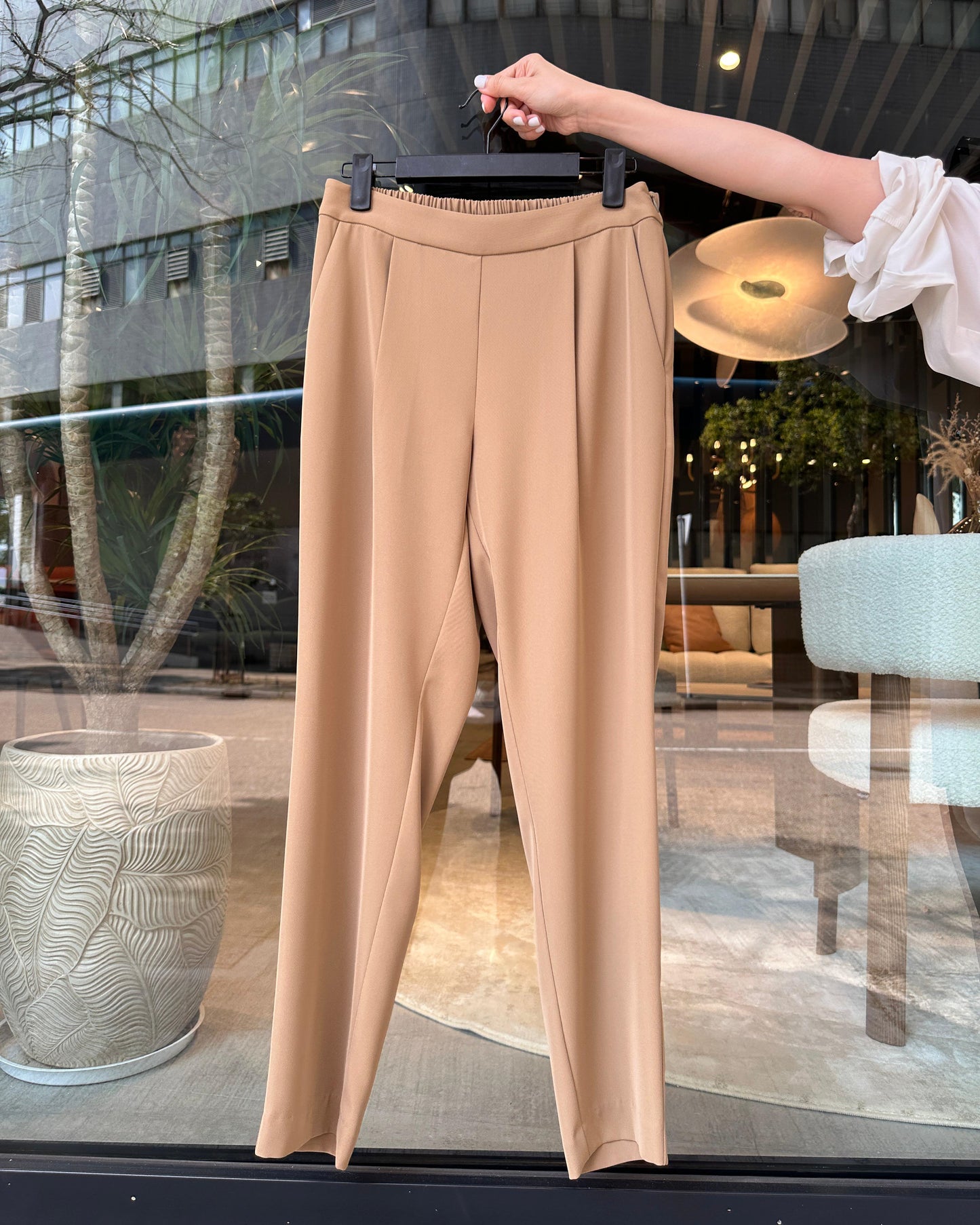 aalis PRISCA SS26 slim fit pants (Khaki)