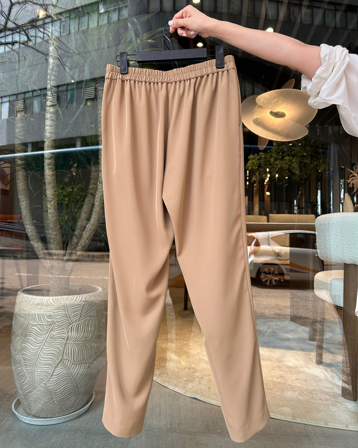 aalis PRISCA SS26 slim fit pants (Khaki)