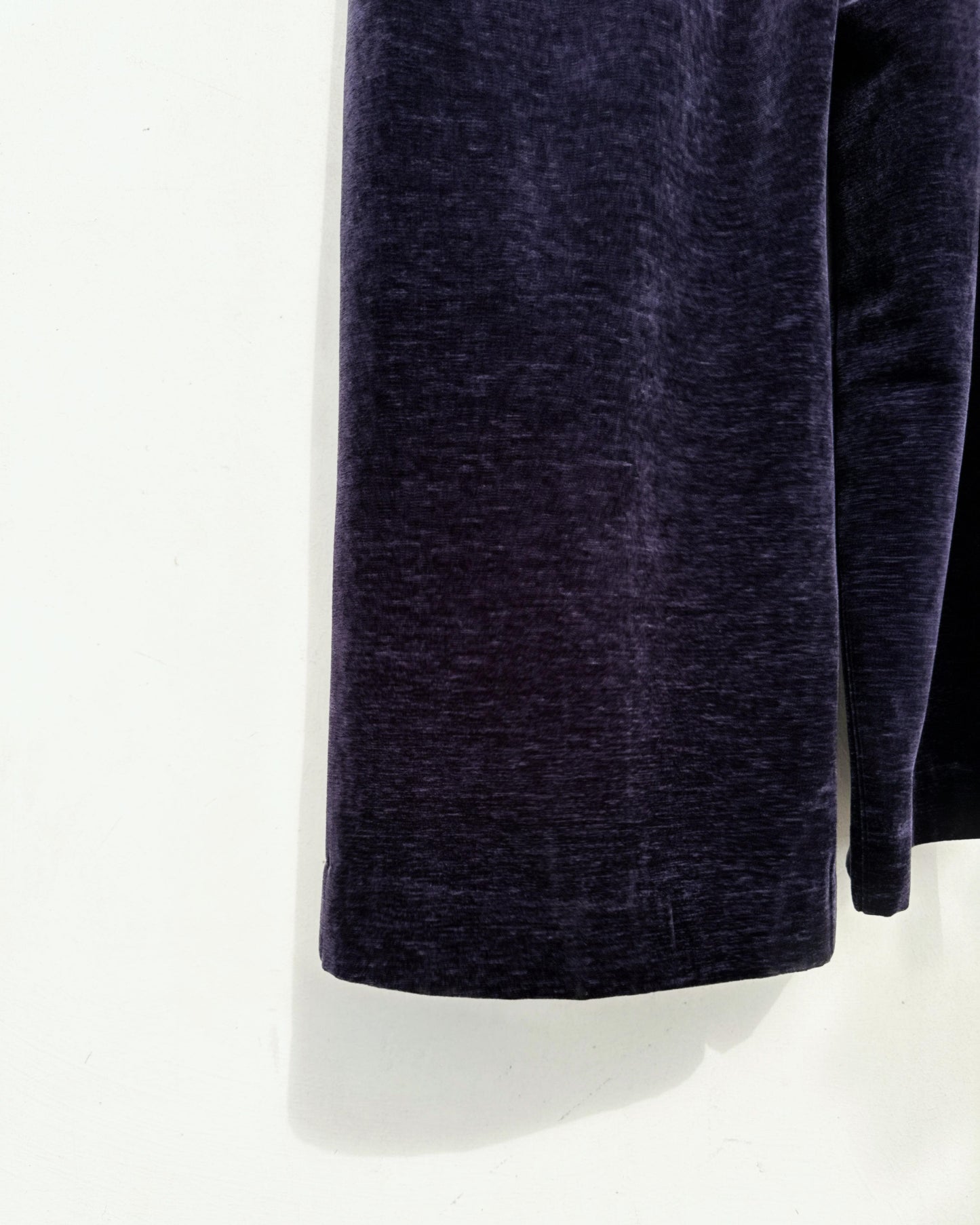 aalis TEO VELVET wide legs pants (Purple Blue)