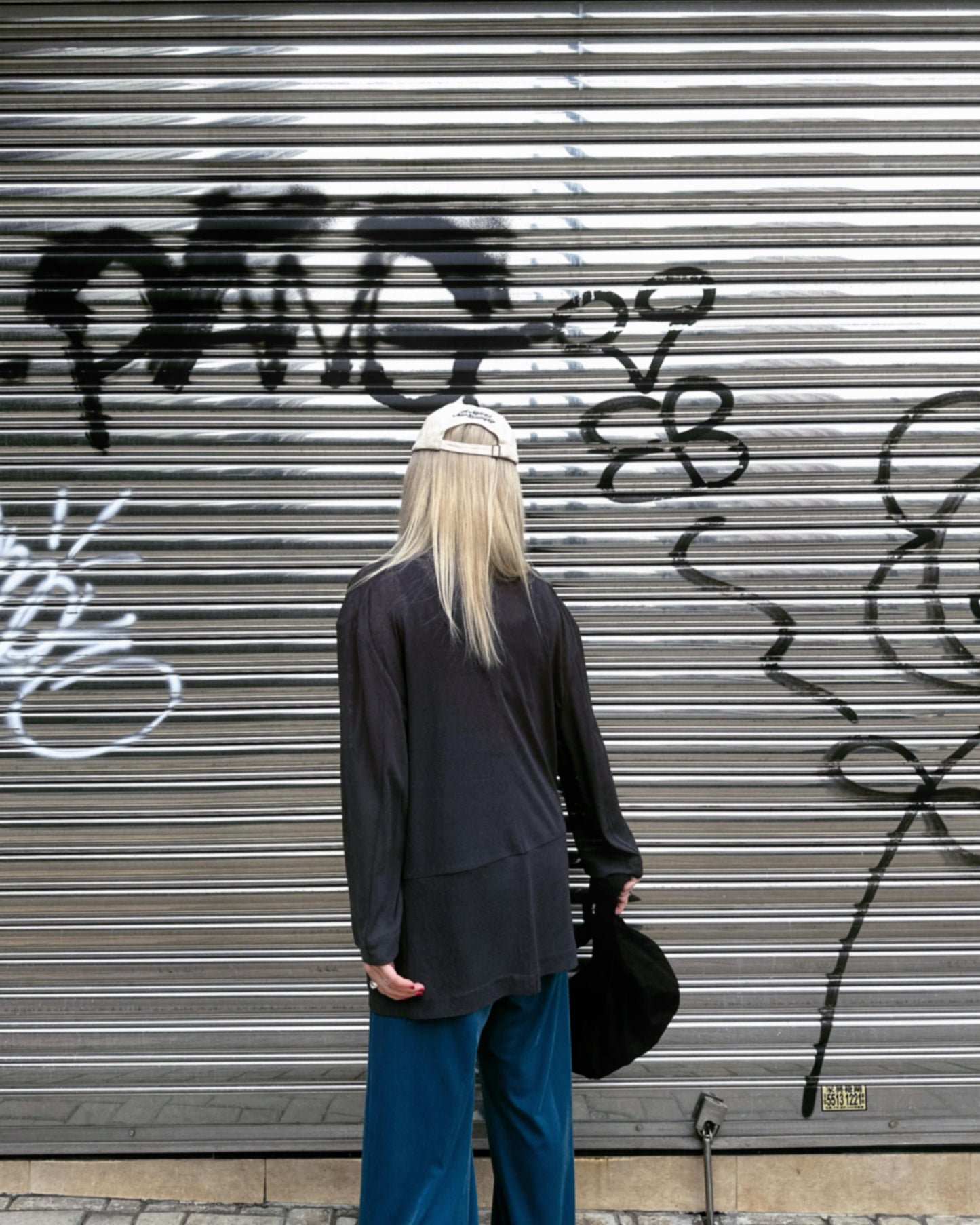 aalis DELLA BO SS26 burnout blazer (Grey)