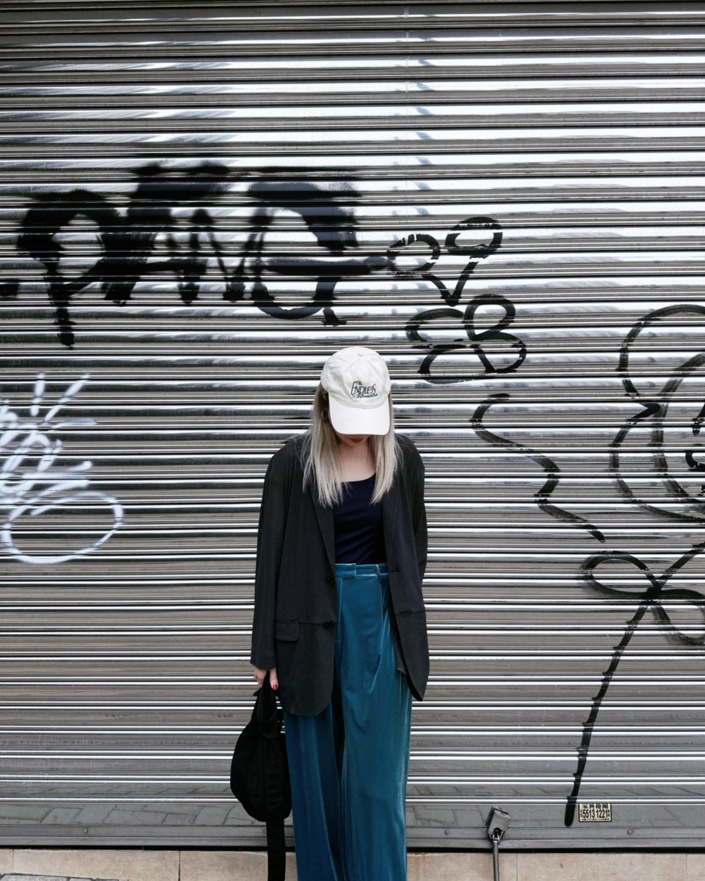 aalis DELLA BO SS26 burnout blazer (Grey)