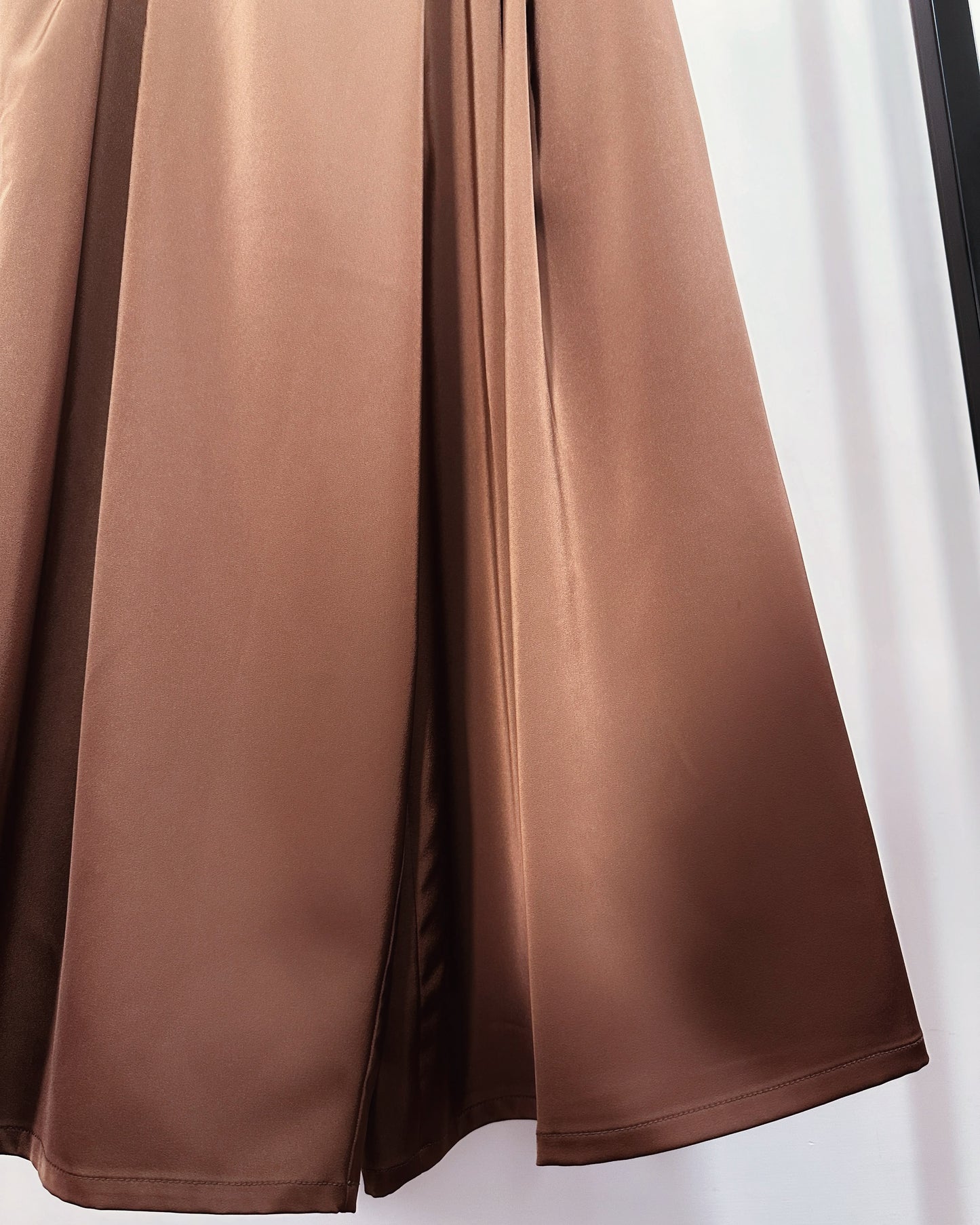 aalis CHERIE SOLID SS26 wide legs pants (Brown)