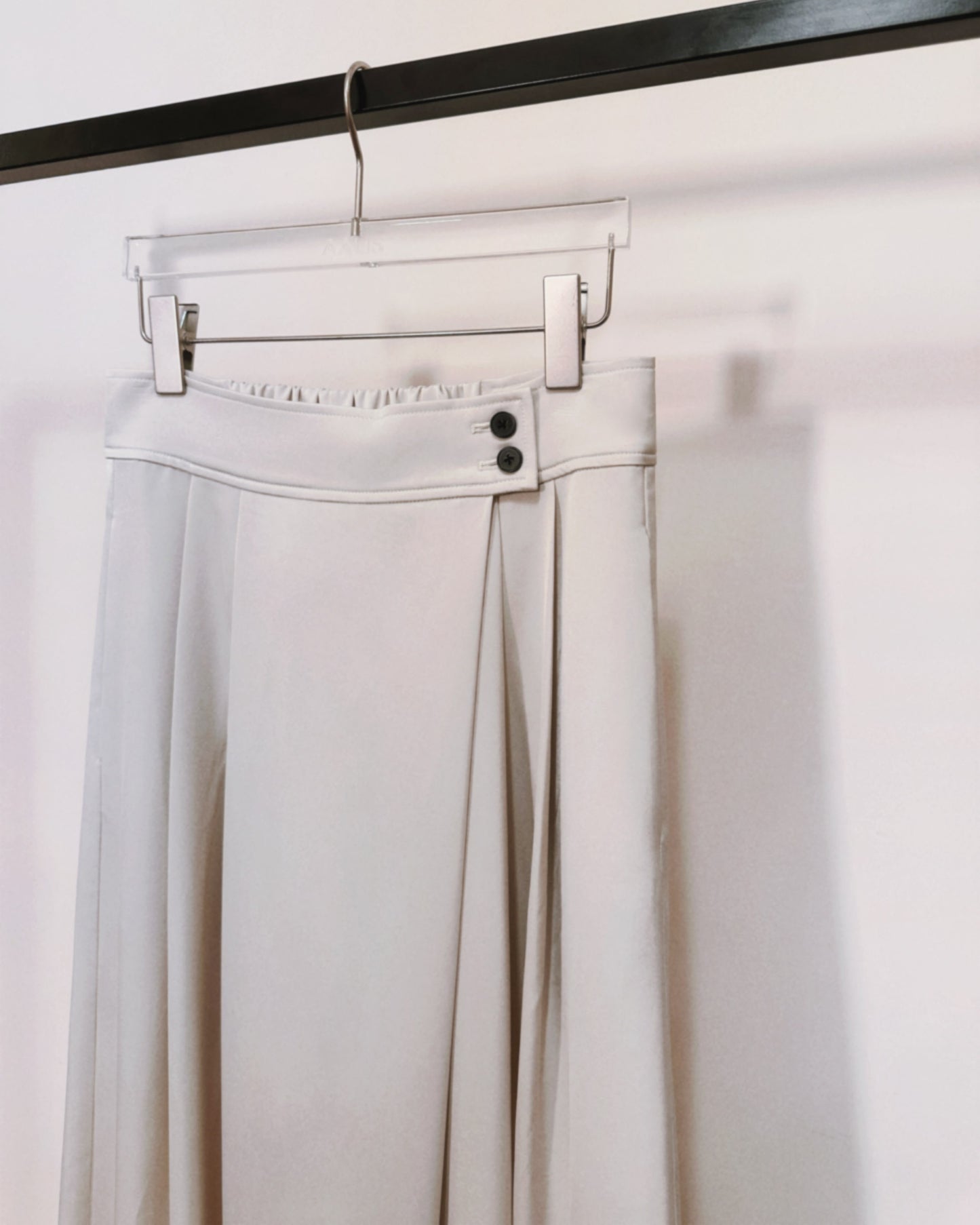 aalis CHERIE SOLID SS26 wide legs pants (Ecru)