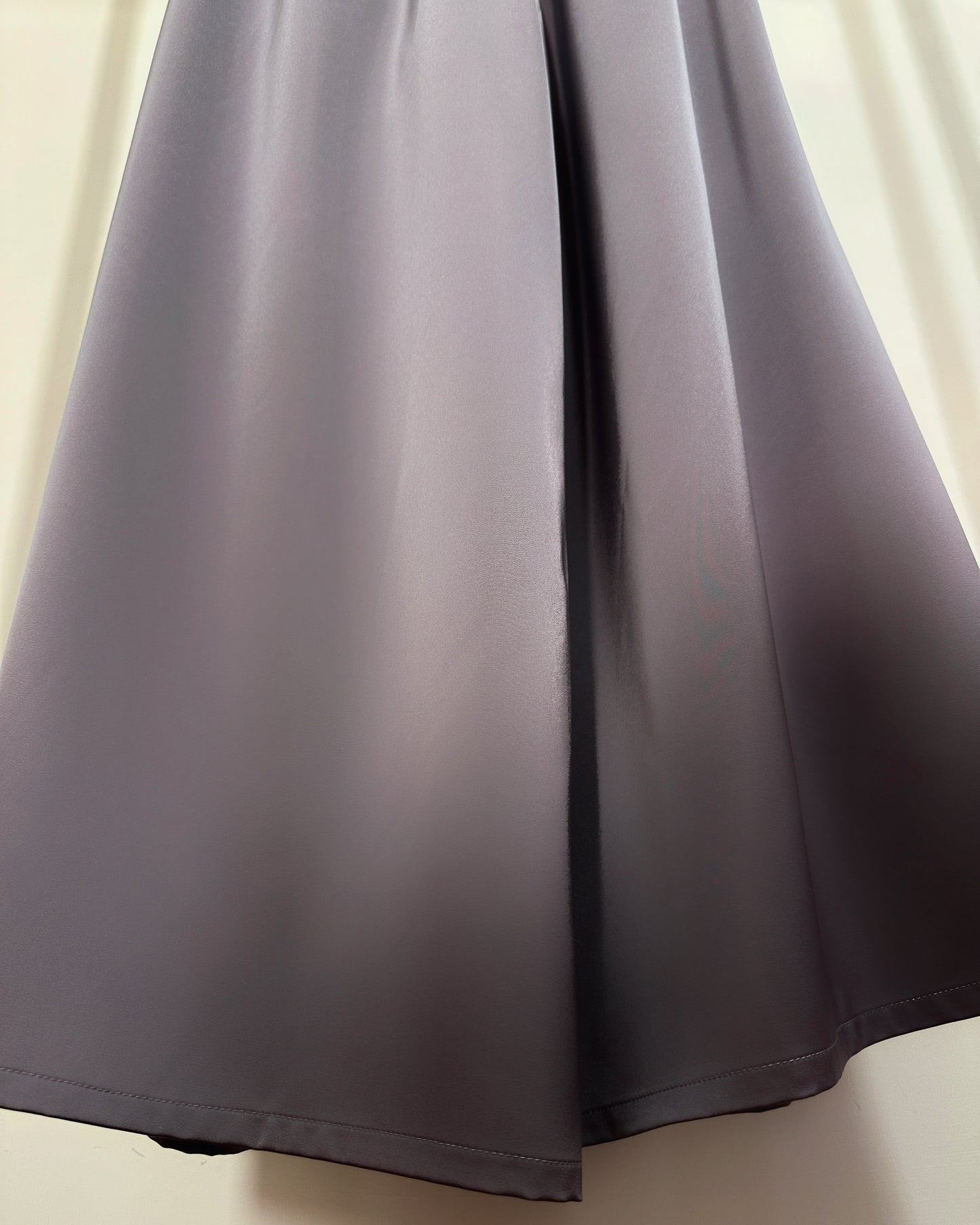 aalis CHERIE SOLID SS26 wide legs pants (Purple Grey)