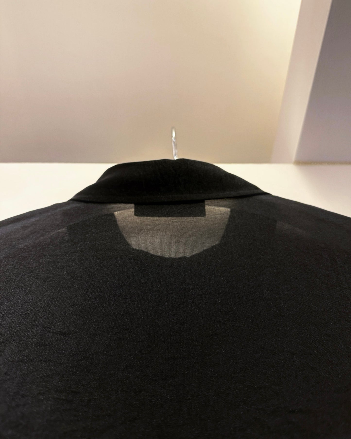 (Pre-order) aalis MENA SS26 mid sleeves oversized shirt (Black)