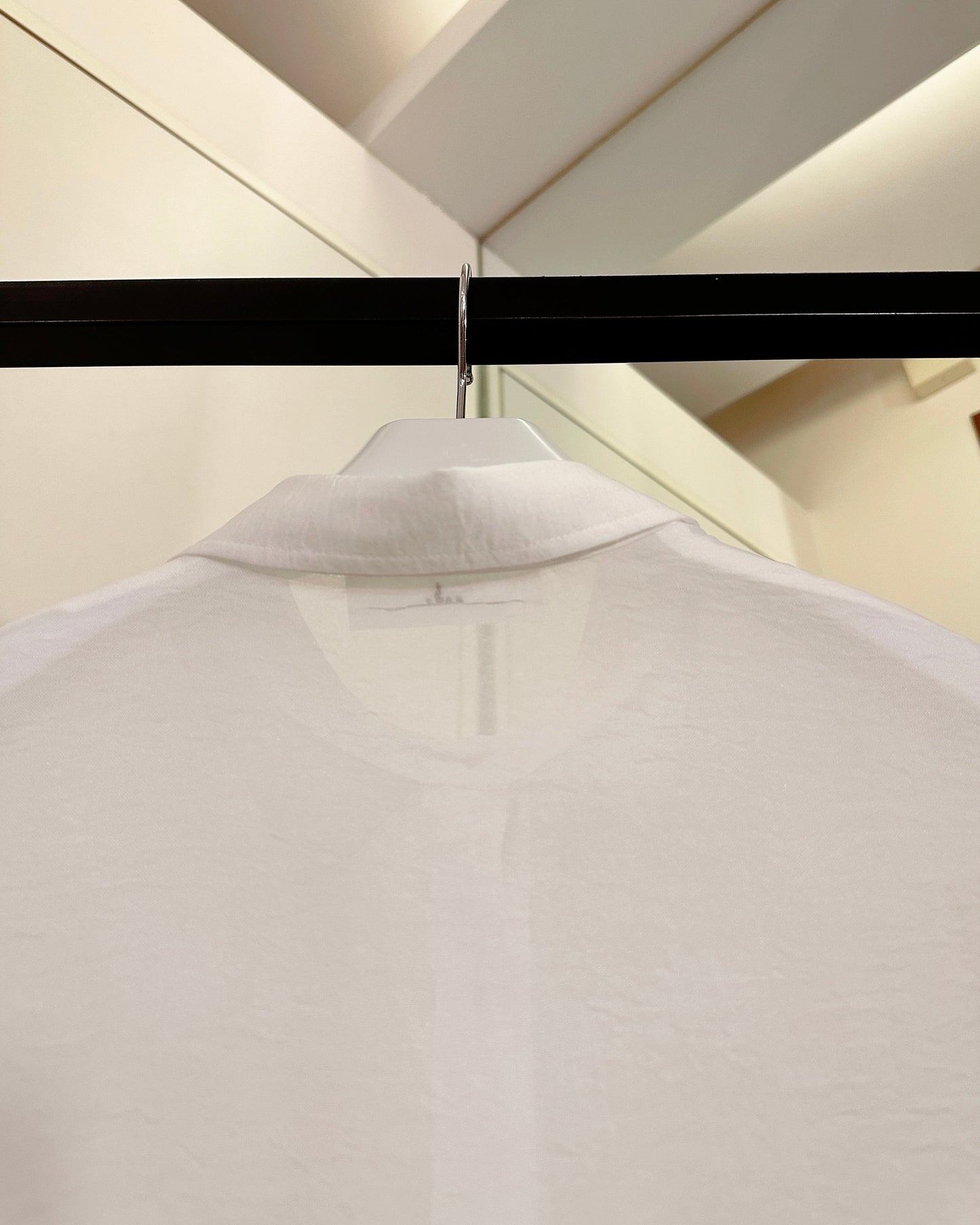 (Pre-order) aalis MENA SS26 mid sleeves oversized shirt (White)
