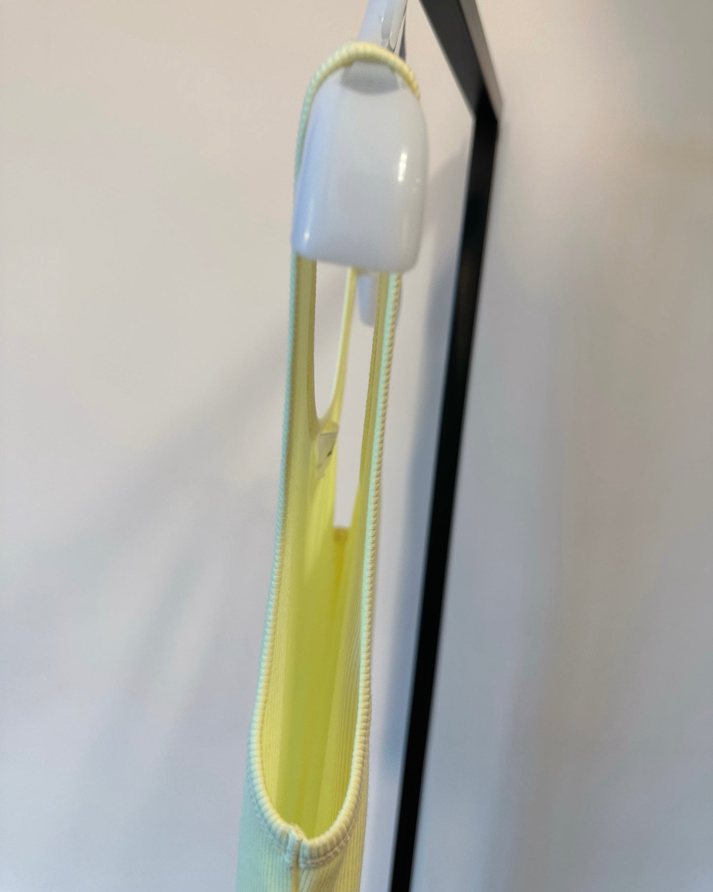 (Pre-order) aalis MARITA SS26 square neck ribbed tank (Light Yellow)