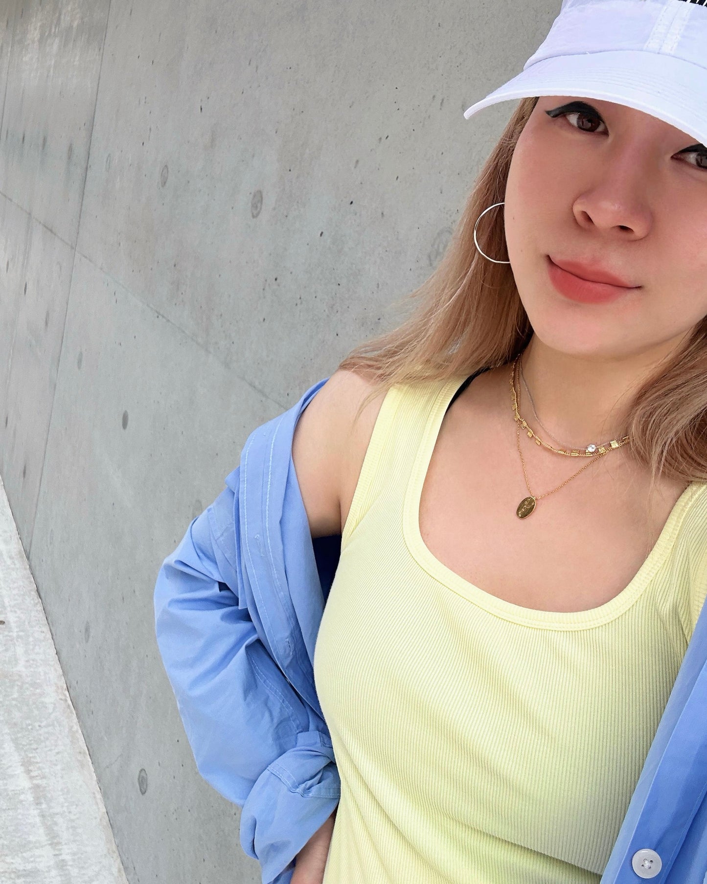 (Pre-order) aalis MARITA SS26 square neck ribbed tank (Light Yellow)