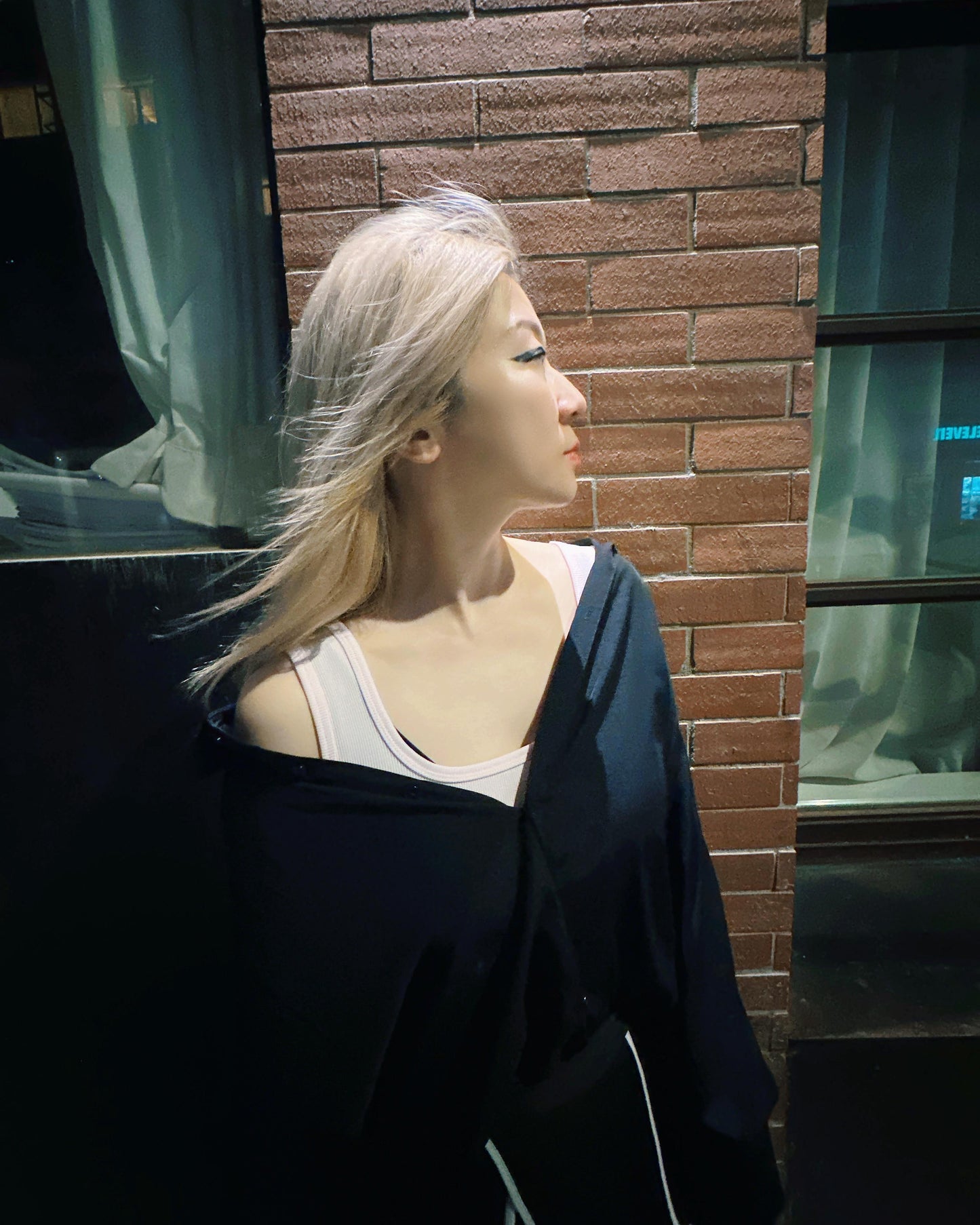 aalis MARITA SS26 square neck ribbed tank (Pink)