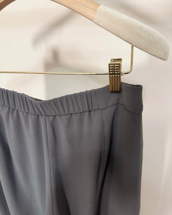 aalis SAB SS26 full lining chiffon pants (Charcoal)