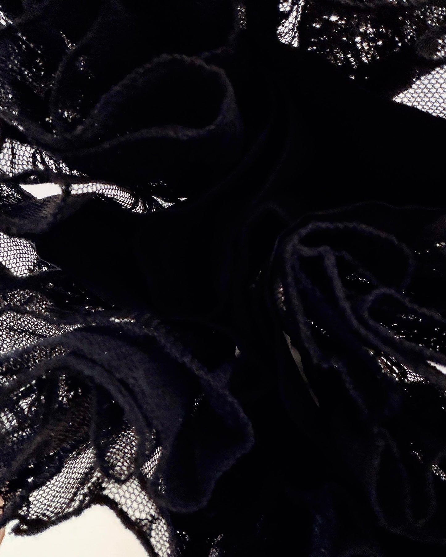 aalis FAYOLA LACE godet lace skirt (Black)